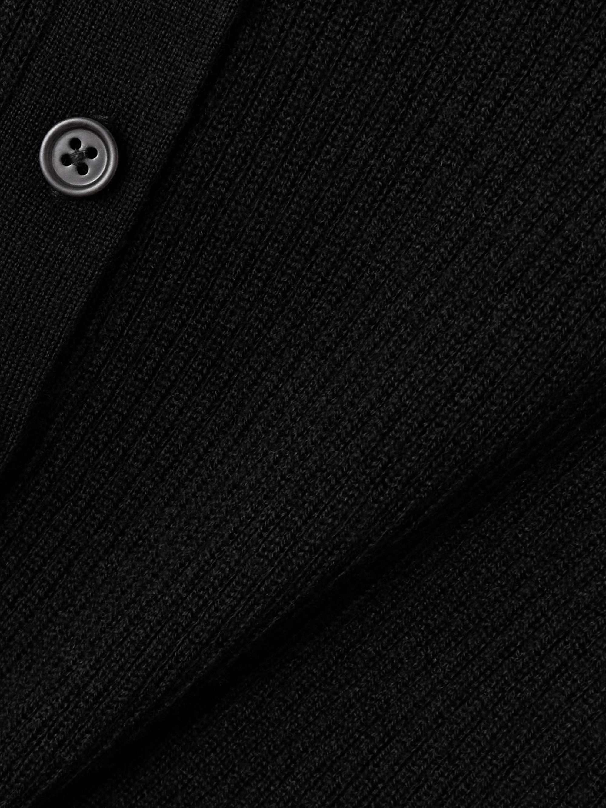 Solana ribbed wool, silk and cashmere-blend bodysuit view