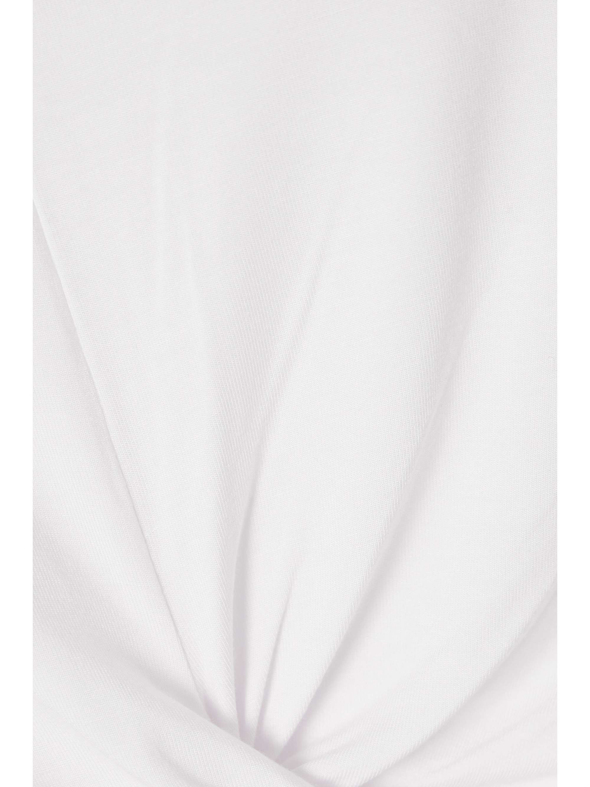 Cover cropped draped stretch-jersey tank view