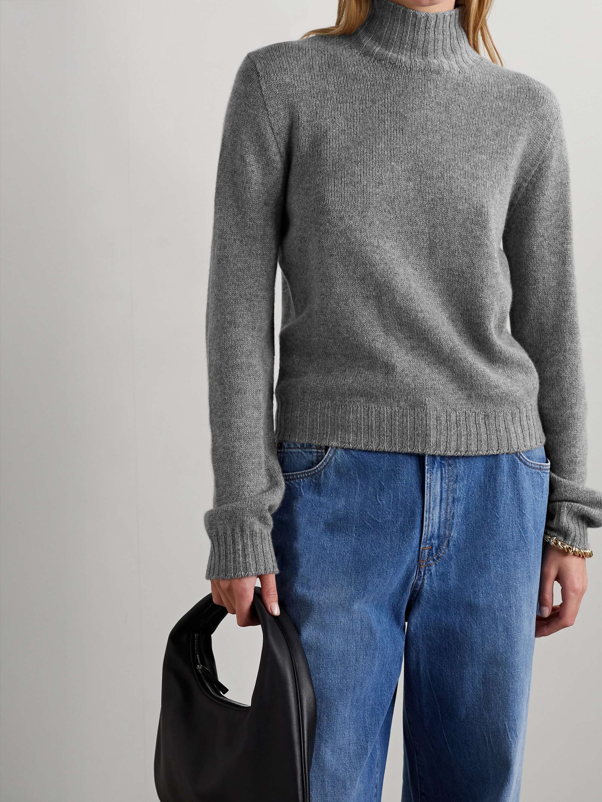 Essentials Kensington cashmere turtleneck sweater view
