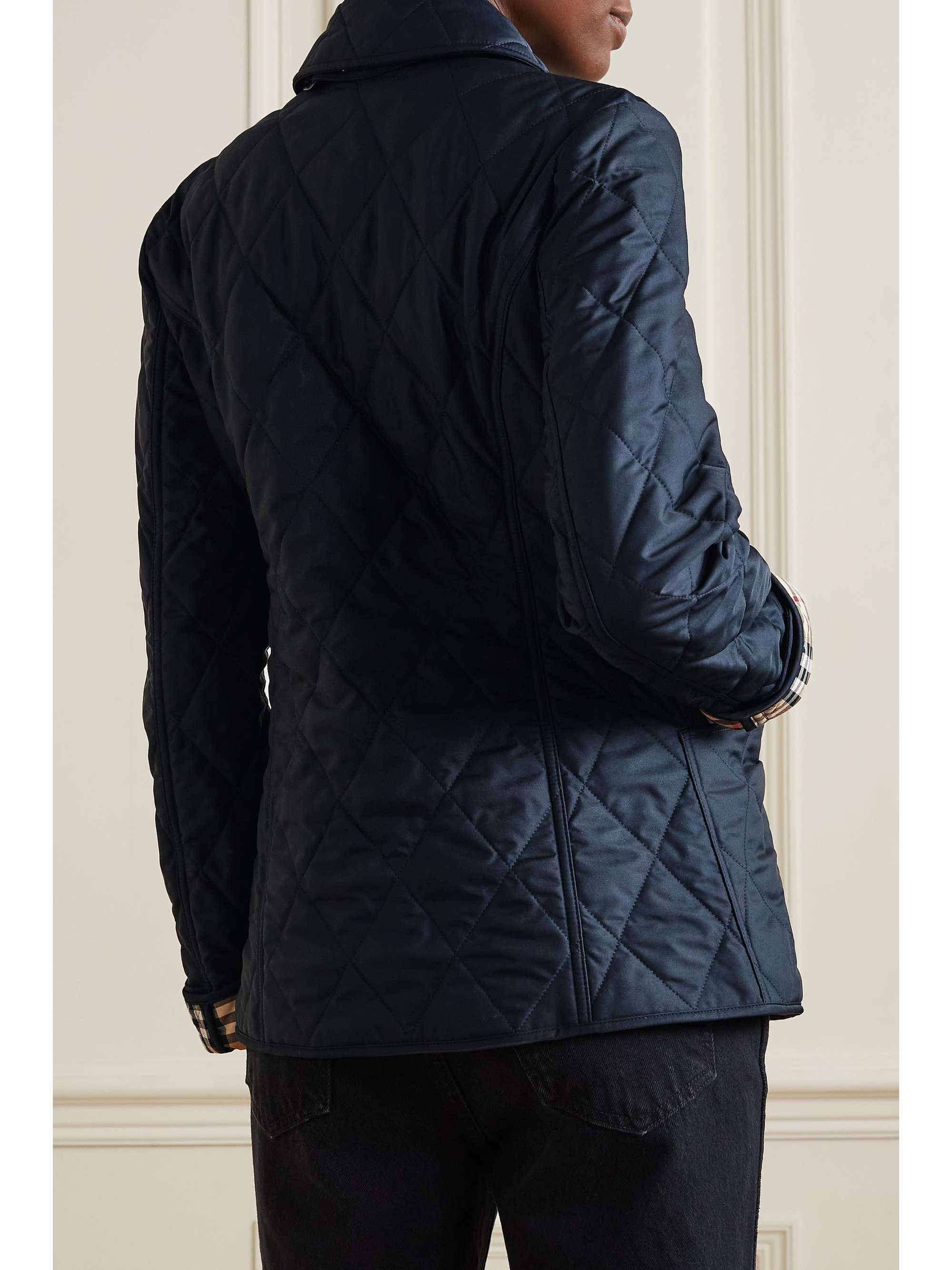 Quilted shell jacket view