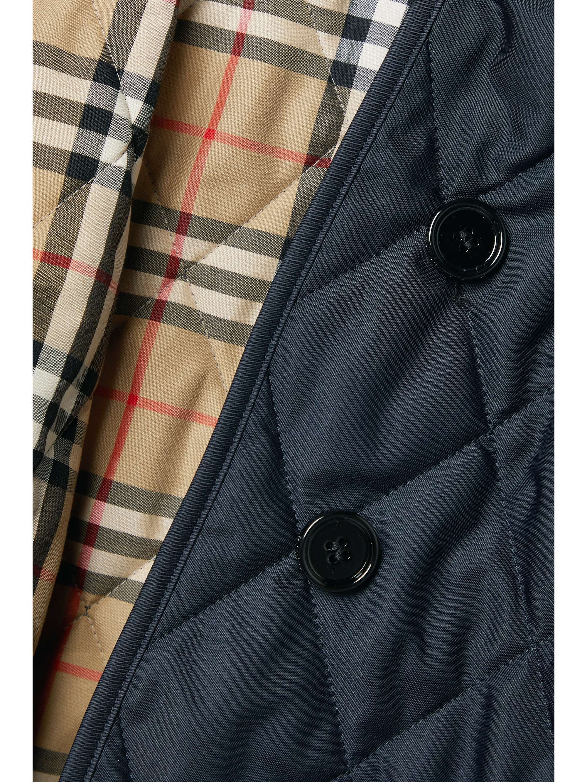 Quilted shell jacket view