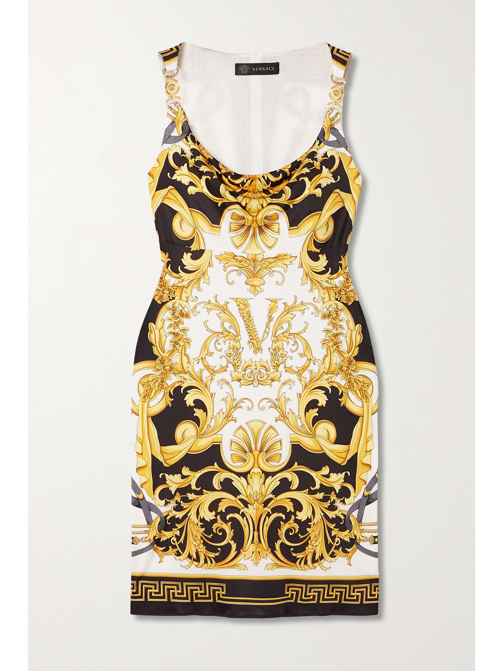Printed jersey mini dress view