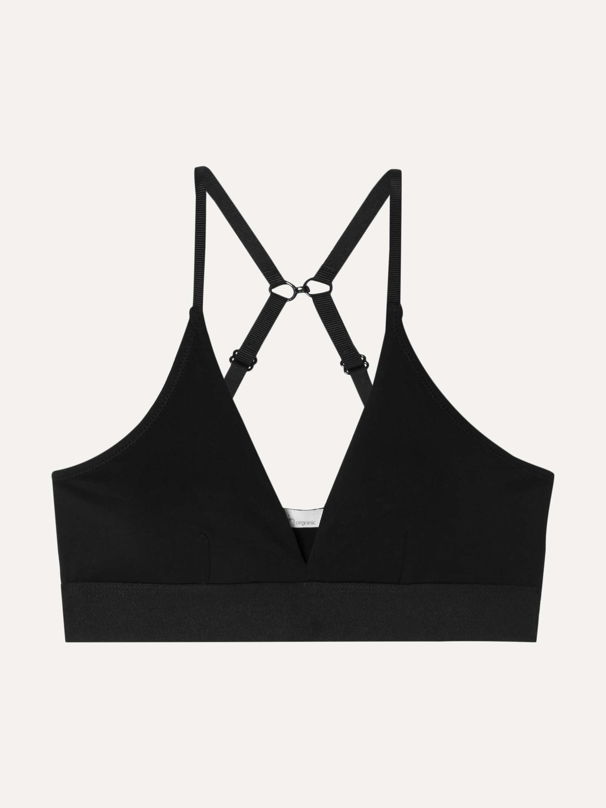 + NET SUSTAIN Hadlee stretch organic Pima cotton soft-cup triangle bra view