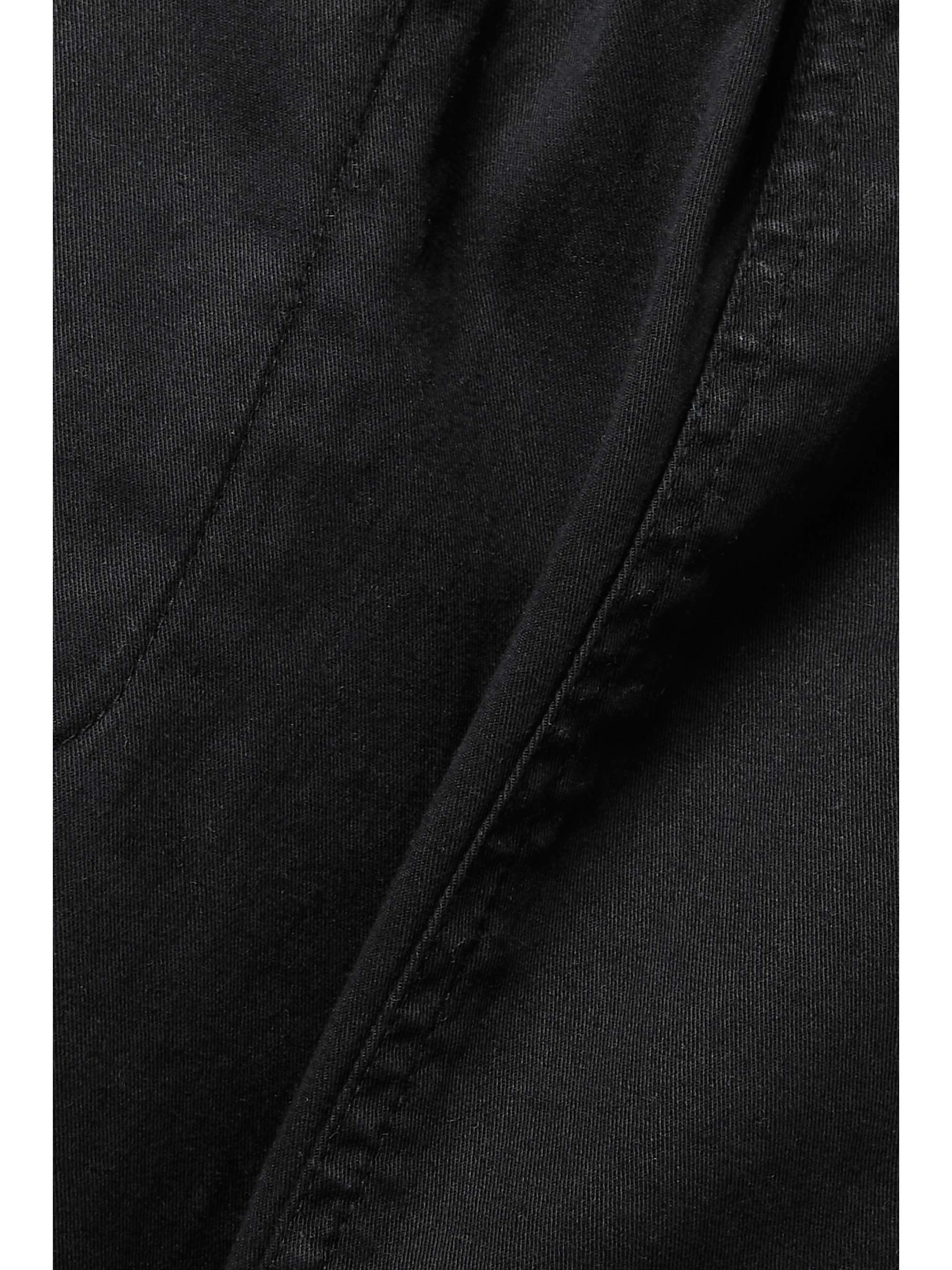 Jersey-trimmed cotton-gabardine track pants view