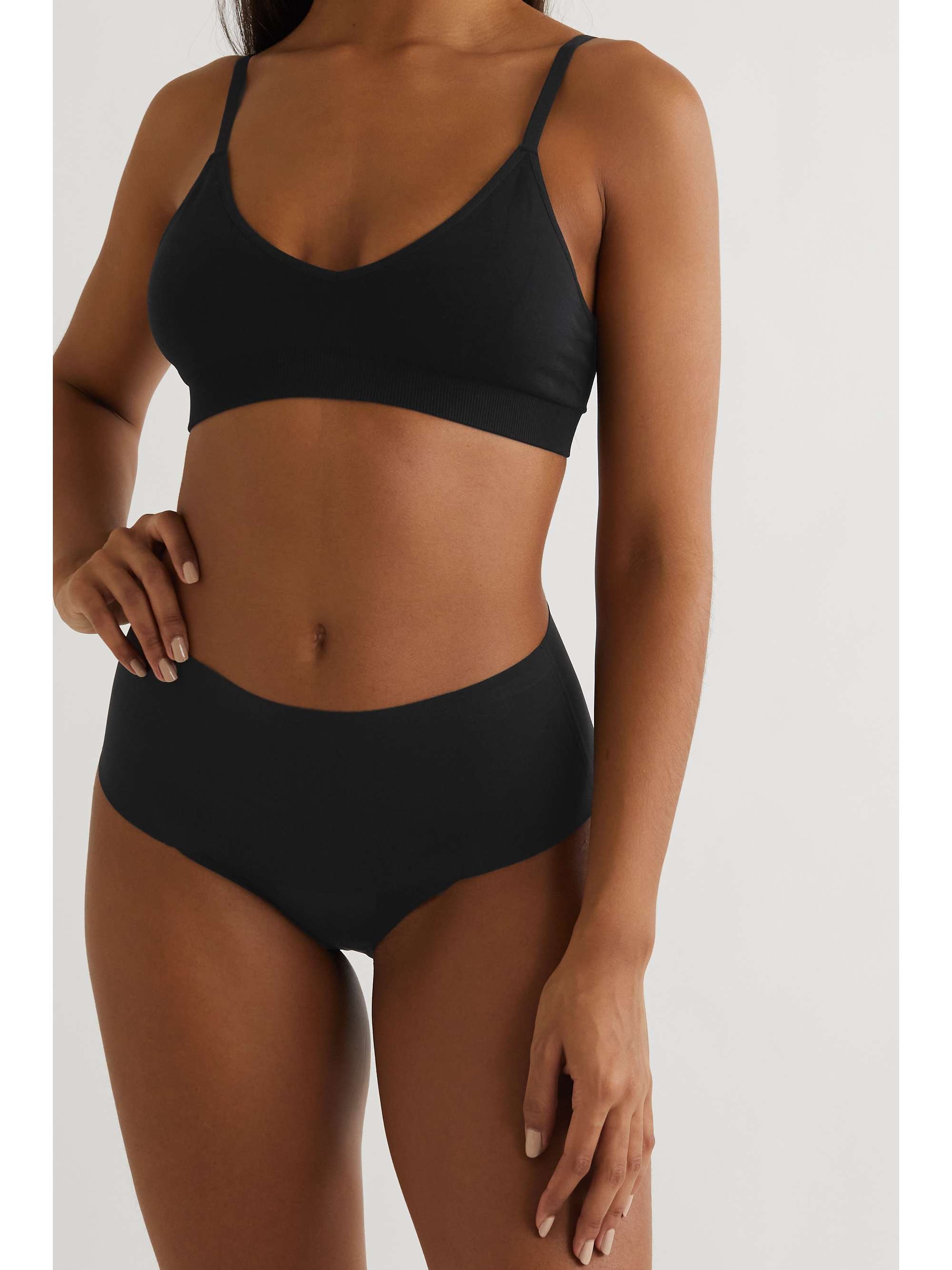 Undie-tectable set of two stretch-jersey briefs view