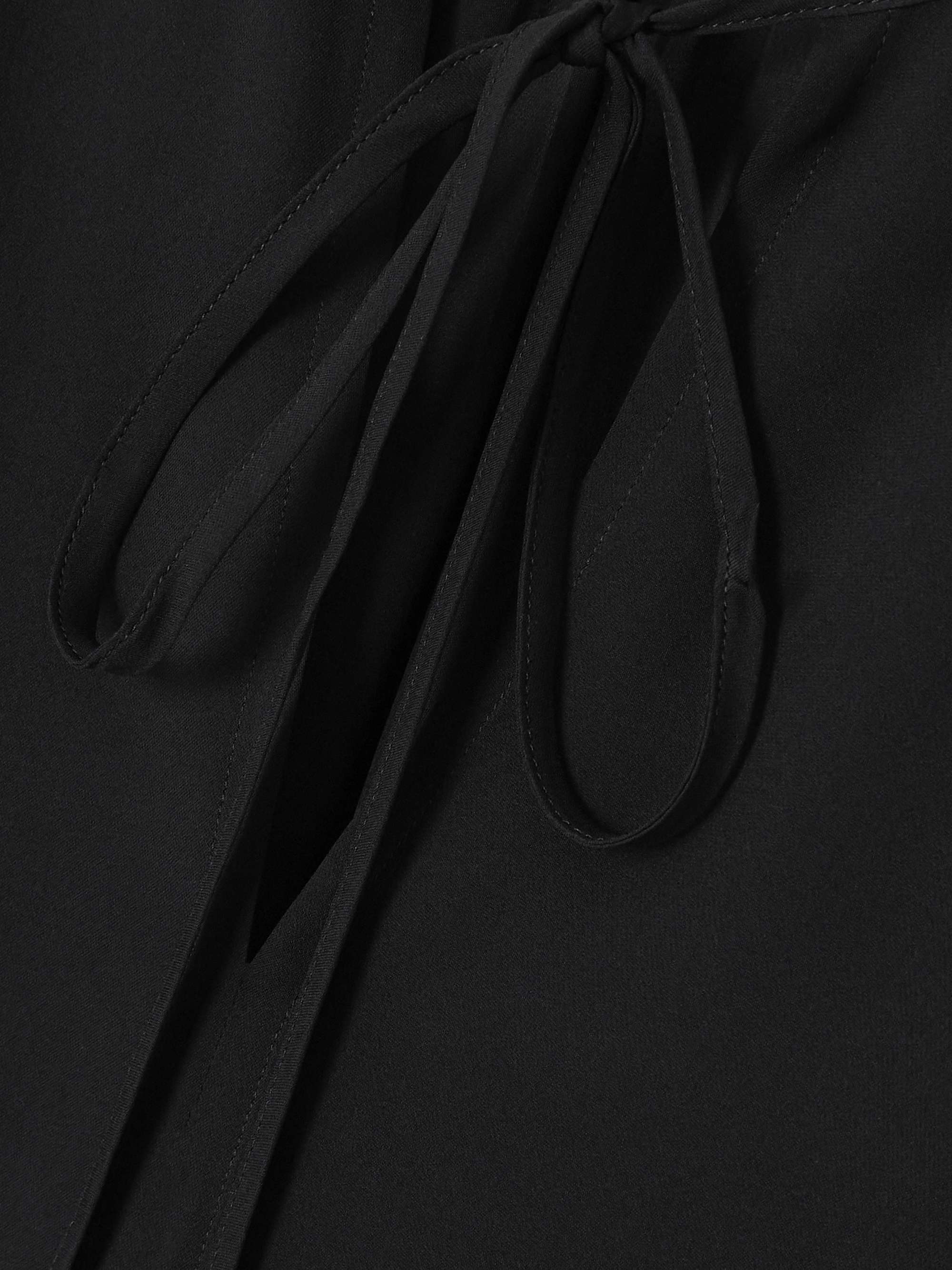 Acadia silk-chiffon blouse view