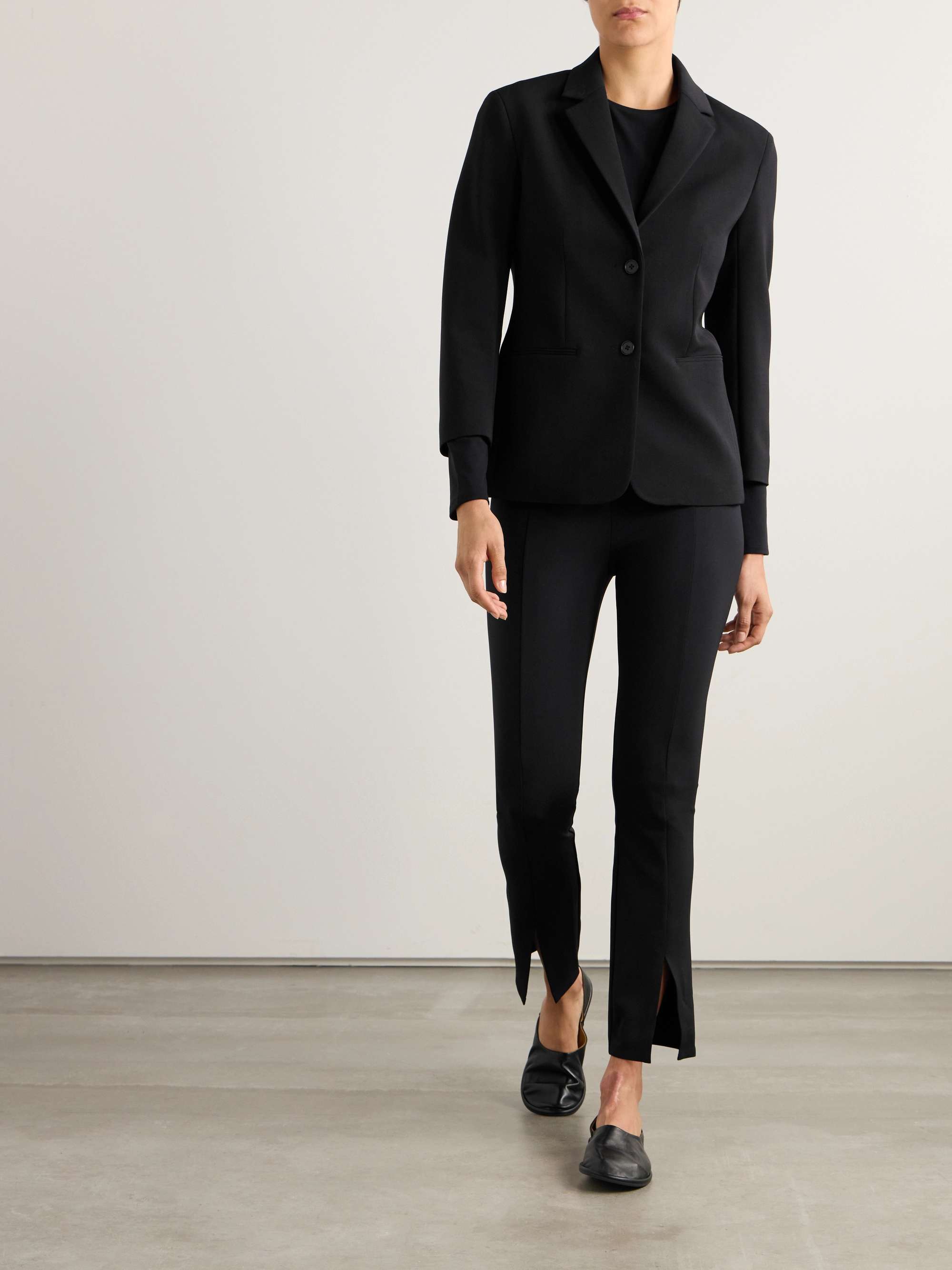 Essentials Thilde stretch-scuba slim-leg pants view