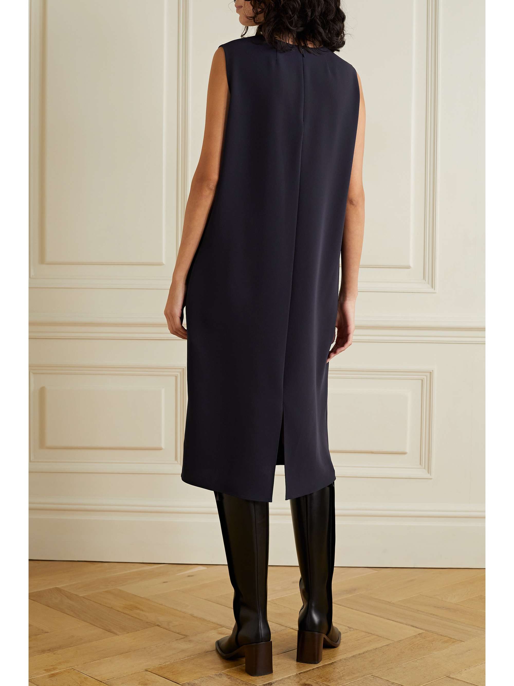 Mirna crepe midi dress view