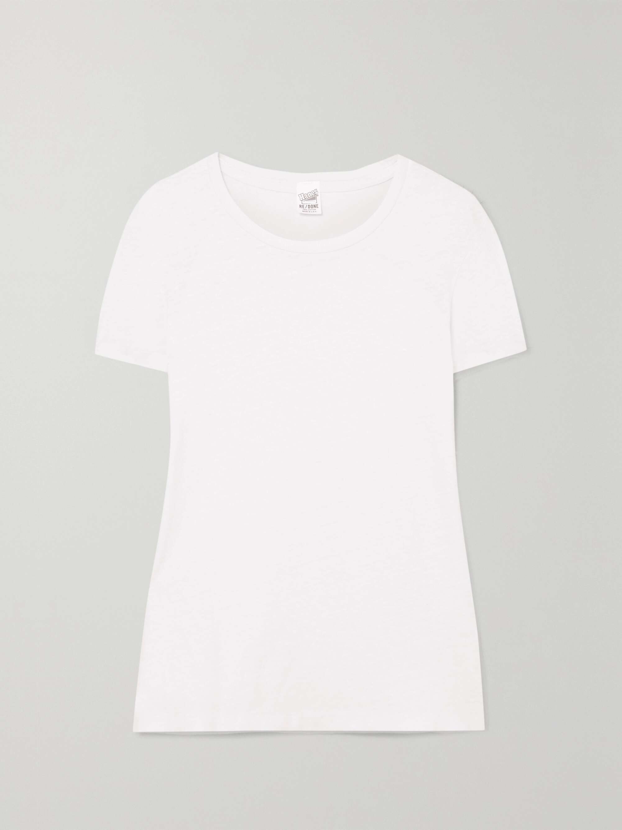 + Hanes 1960s cotton-jersey T-shirt view