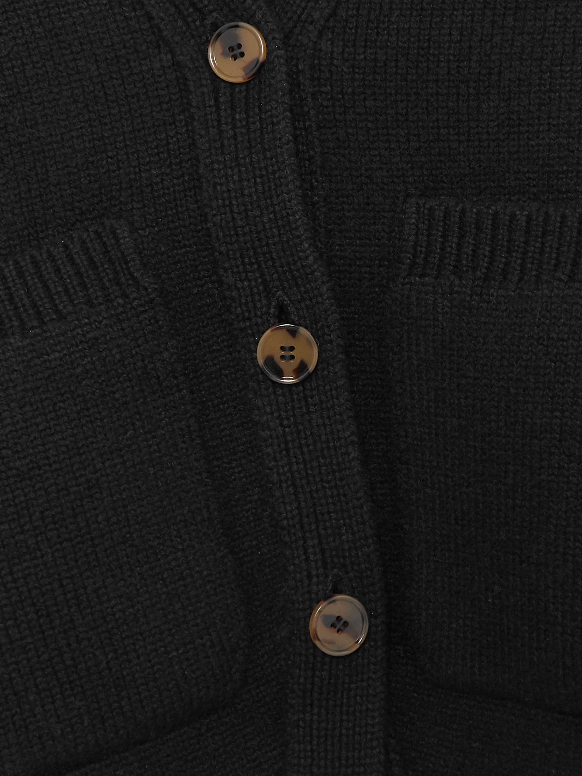 Scarlet cashmere-blend cardigan view