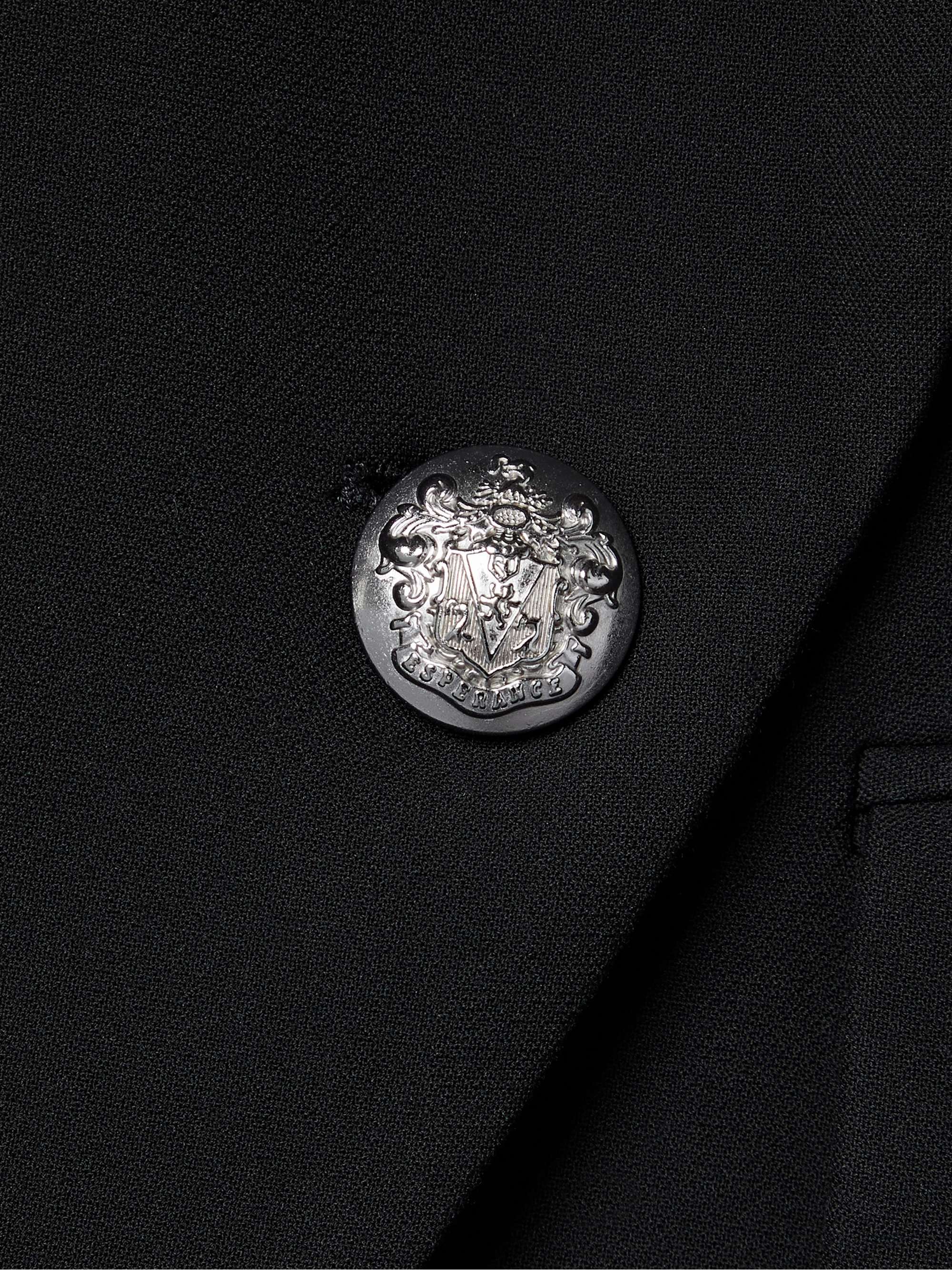 Miller Dickey double-breasted grain de poudre blazer view