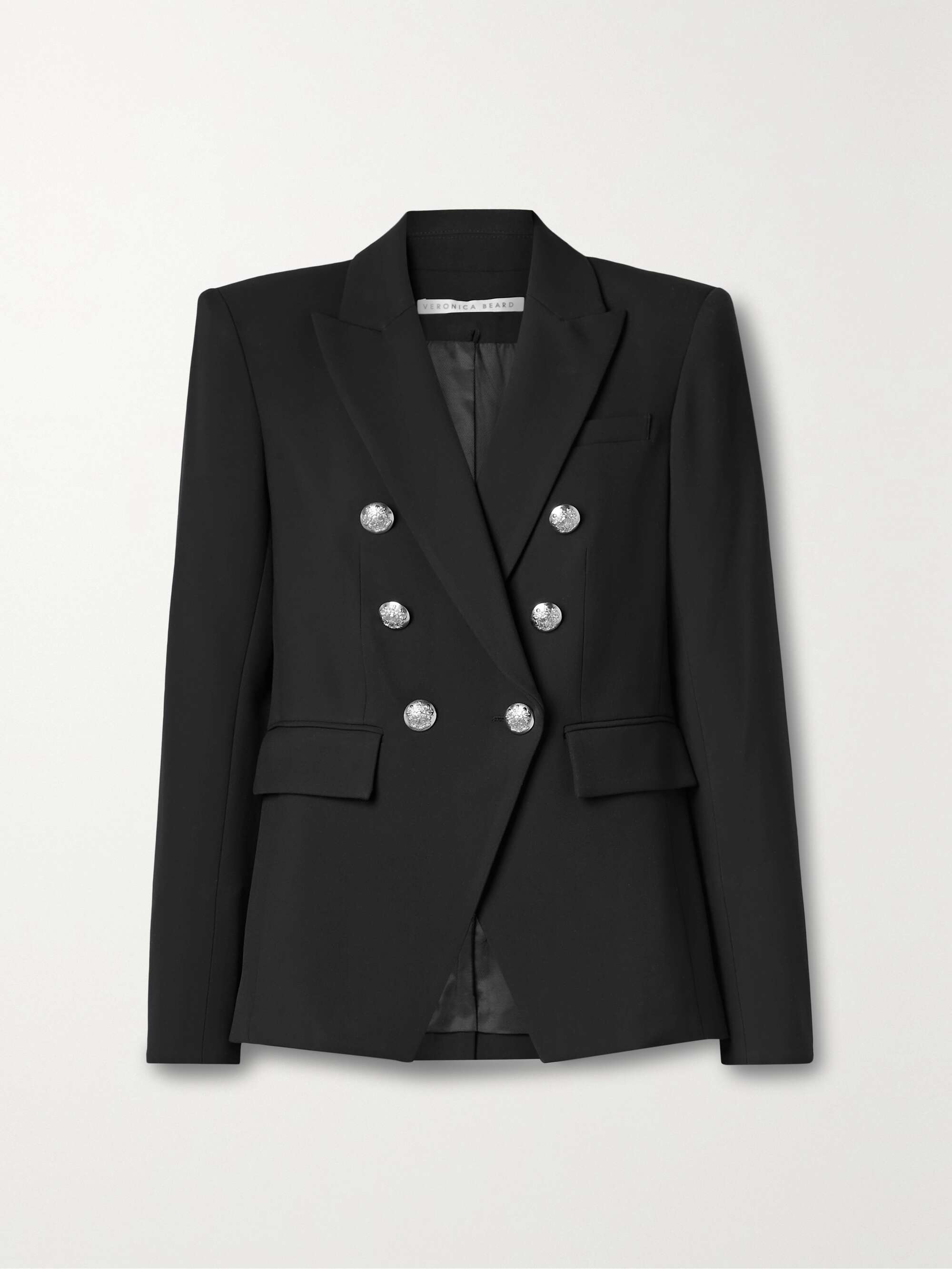 Miller Dickey double-breasted grain de poudre blazer view