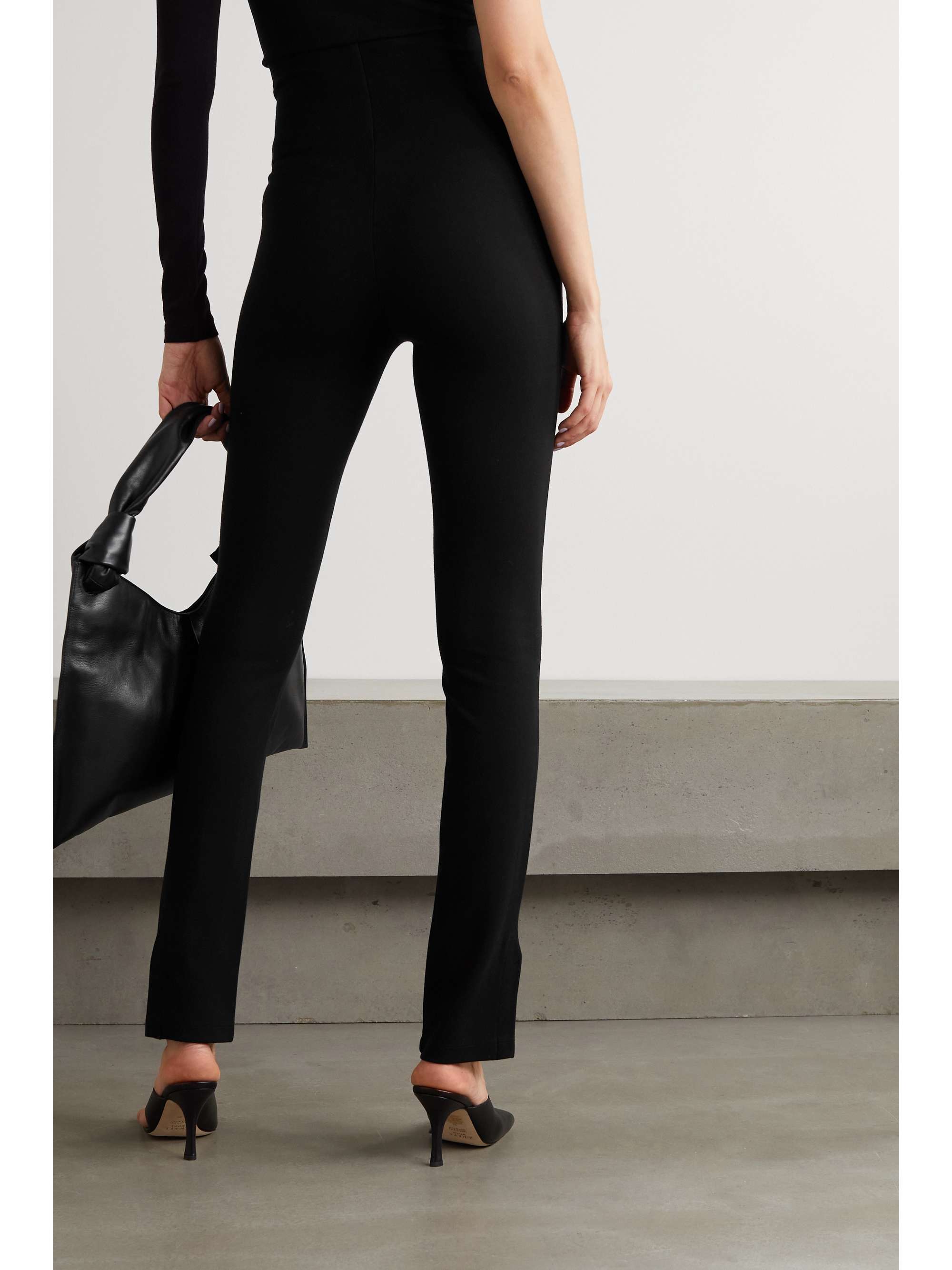 Rio stretch-ponte slim-leg pants view