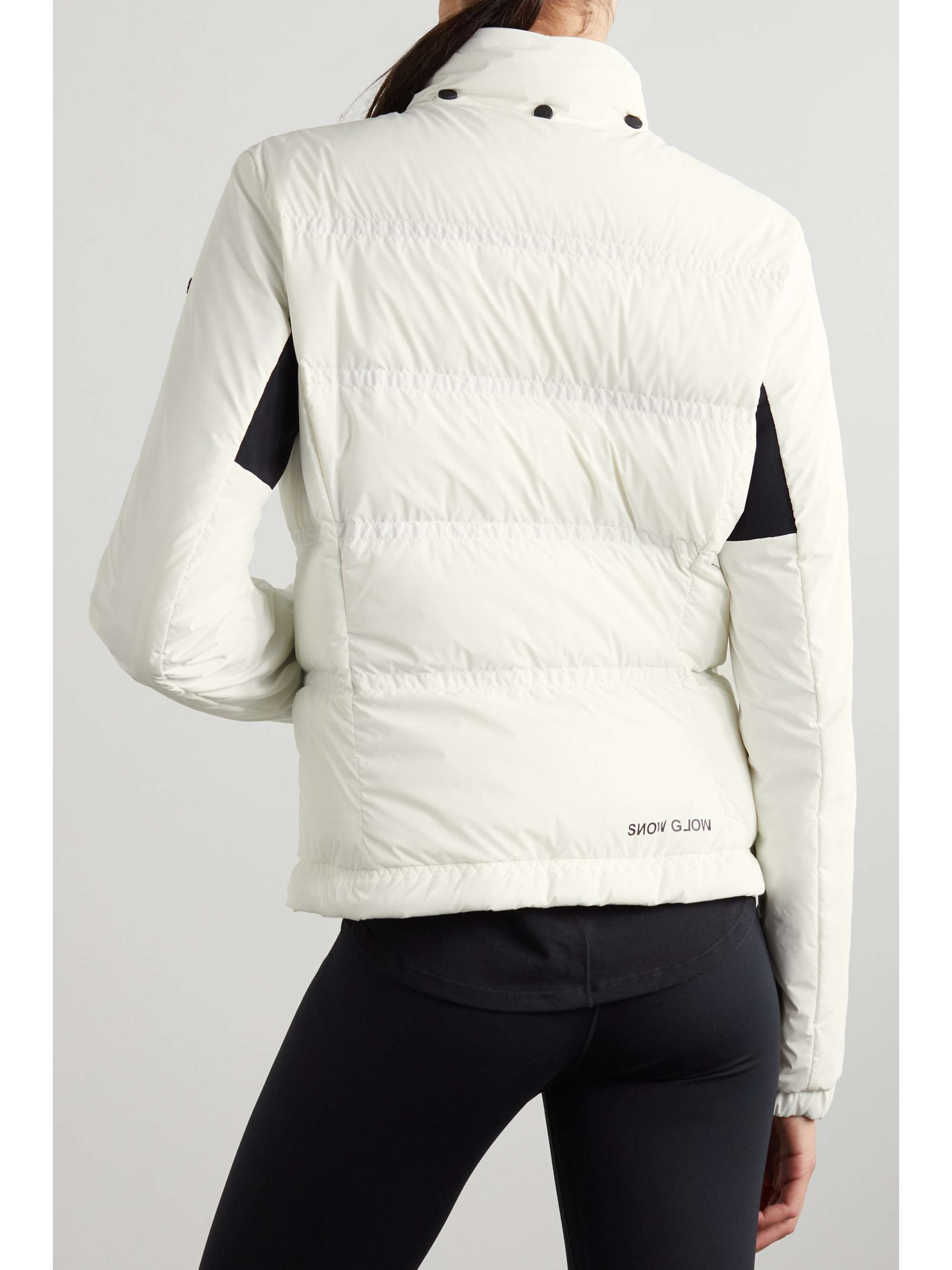 Vailly hooded quilted shell down jacket view