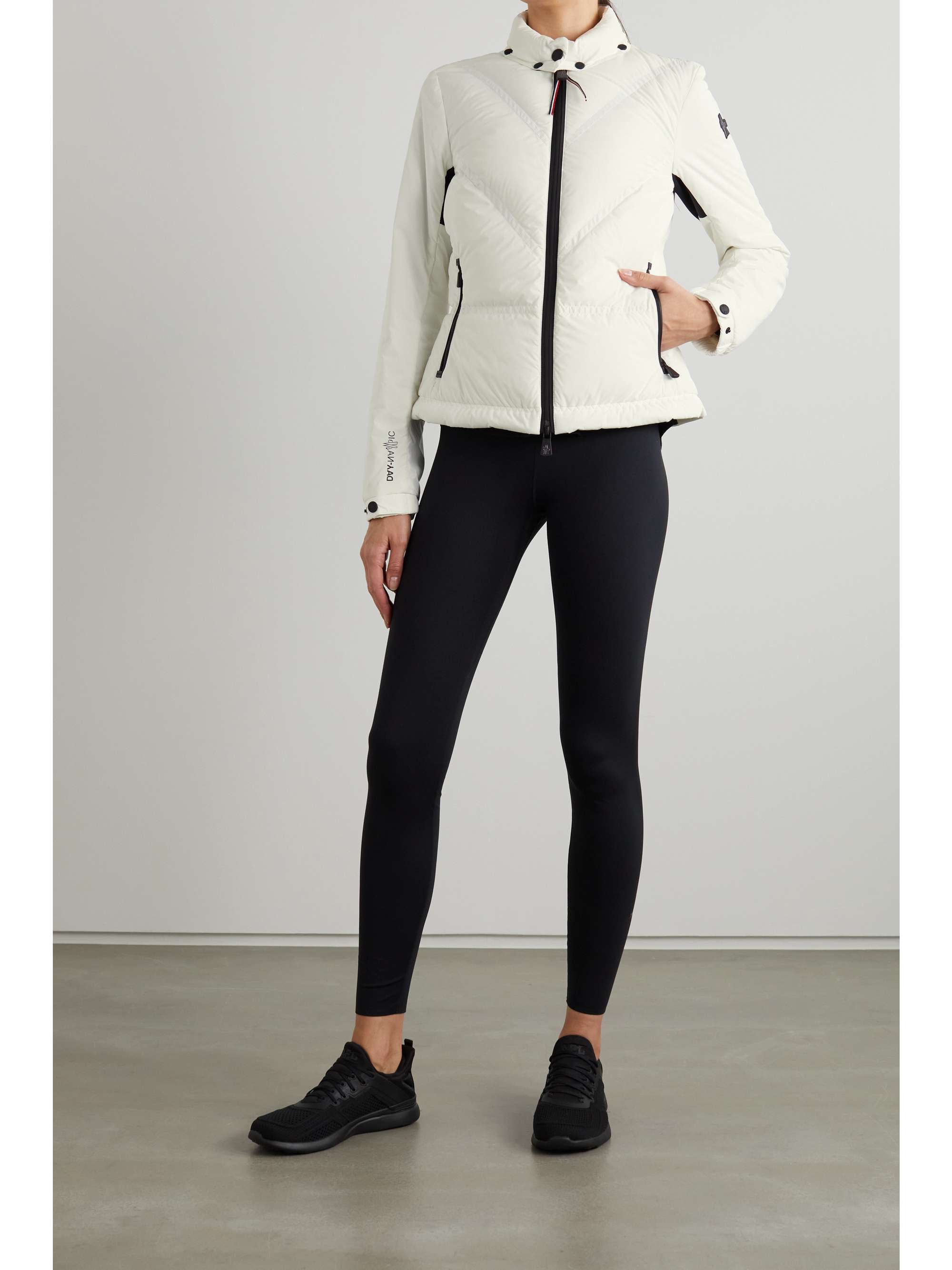 Vailly hooded quilted shell down jacket view