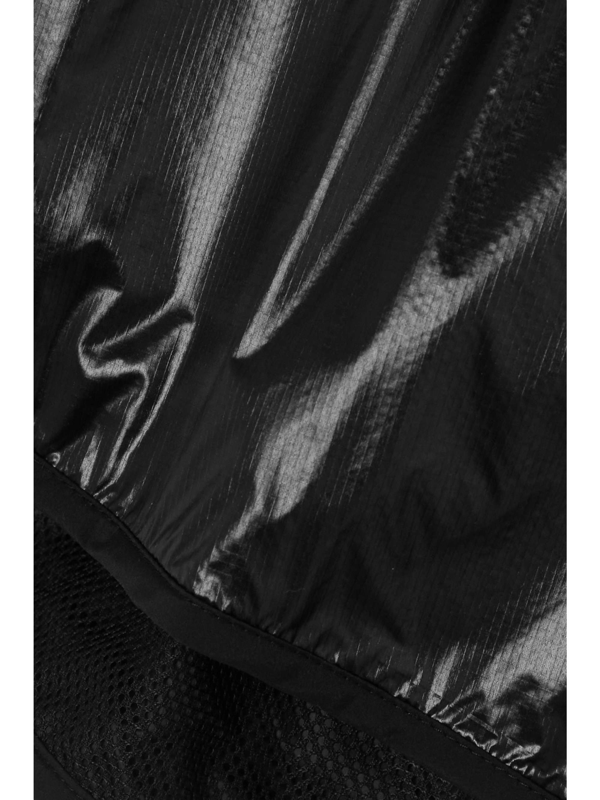 Glossed-ripstop shorts view