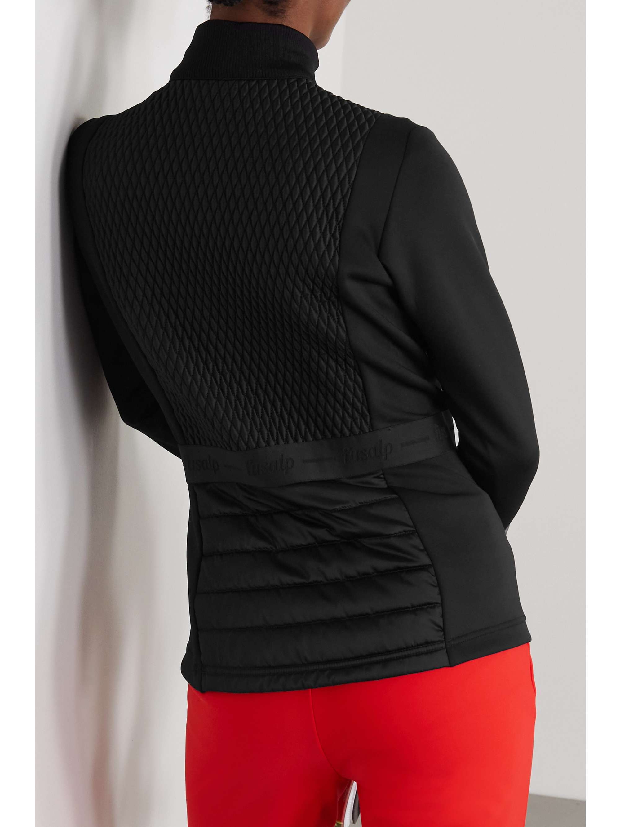 Meryl quilted paneled stretch-jersey ski jacket view