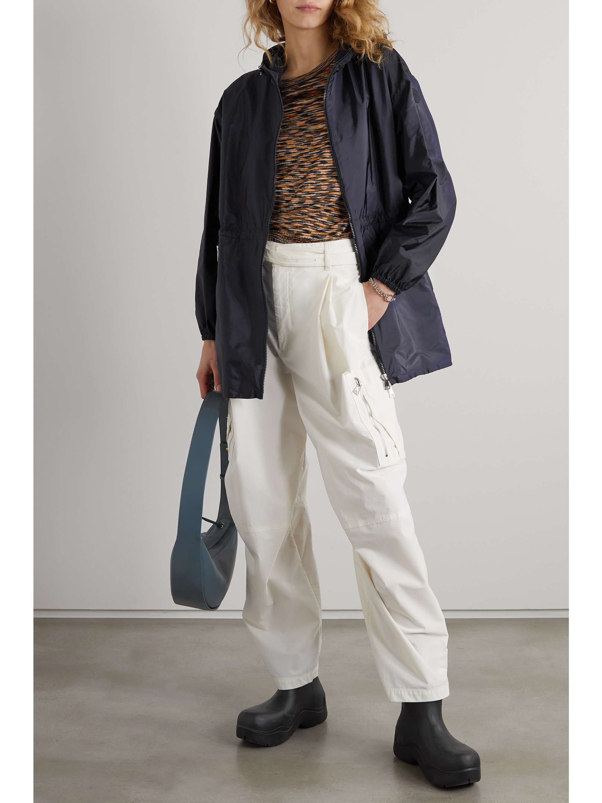 Hooded shell jacket view