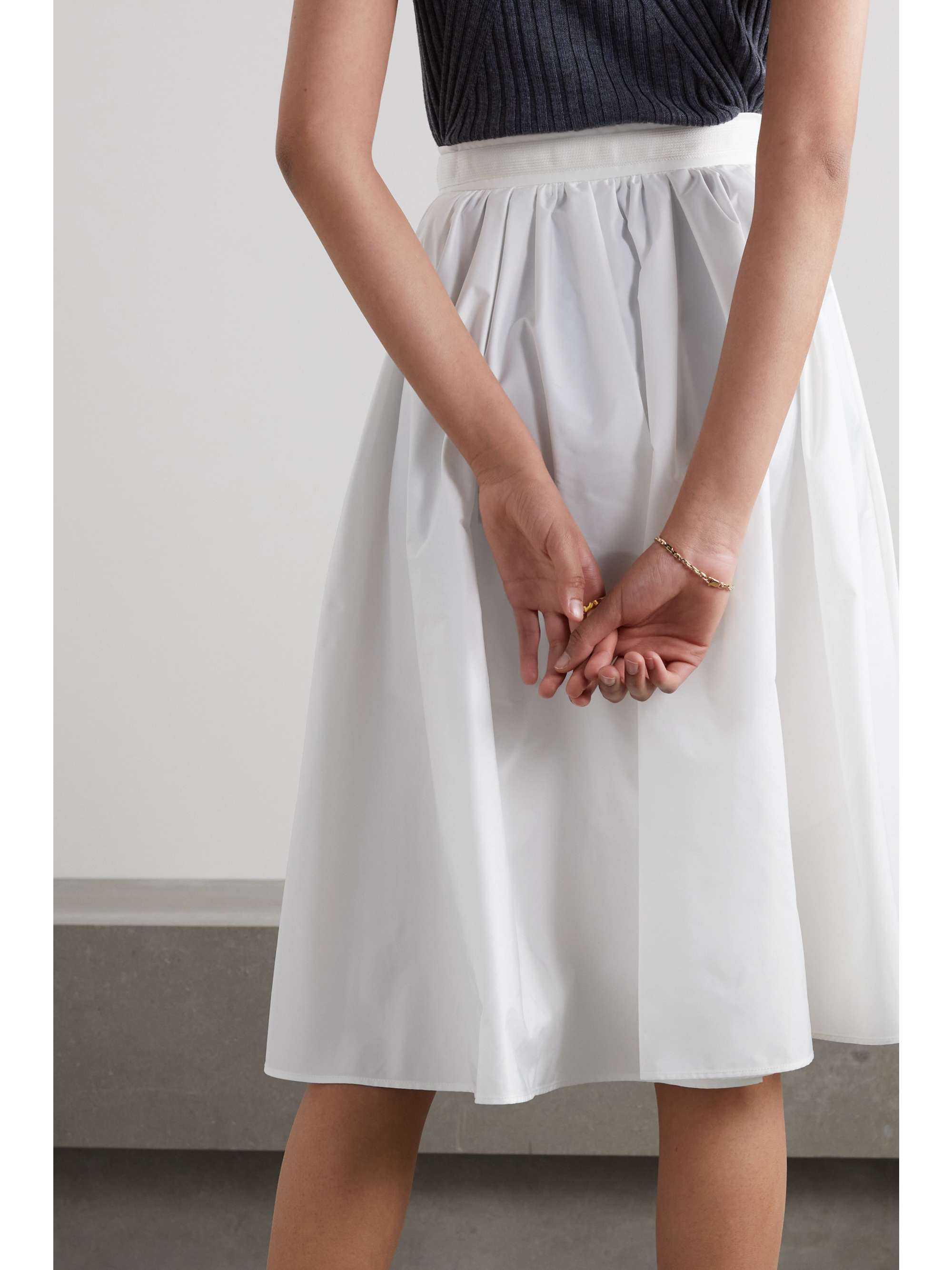 Shell midi skirt view