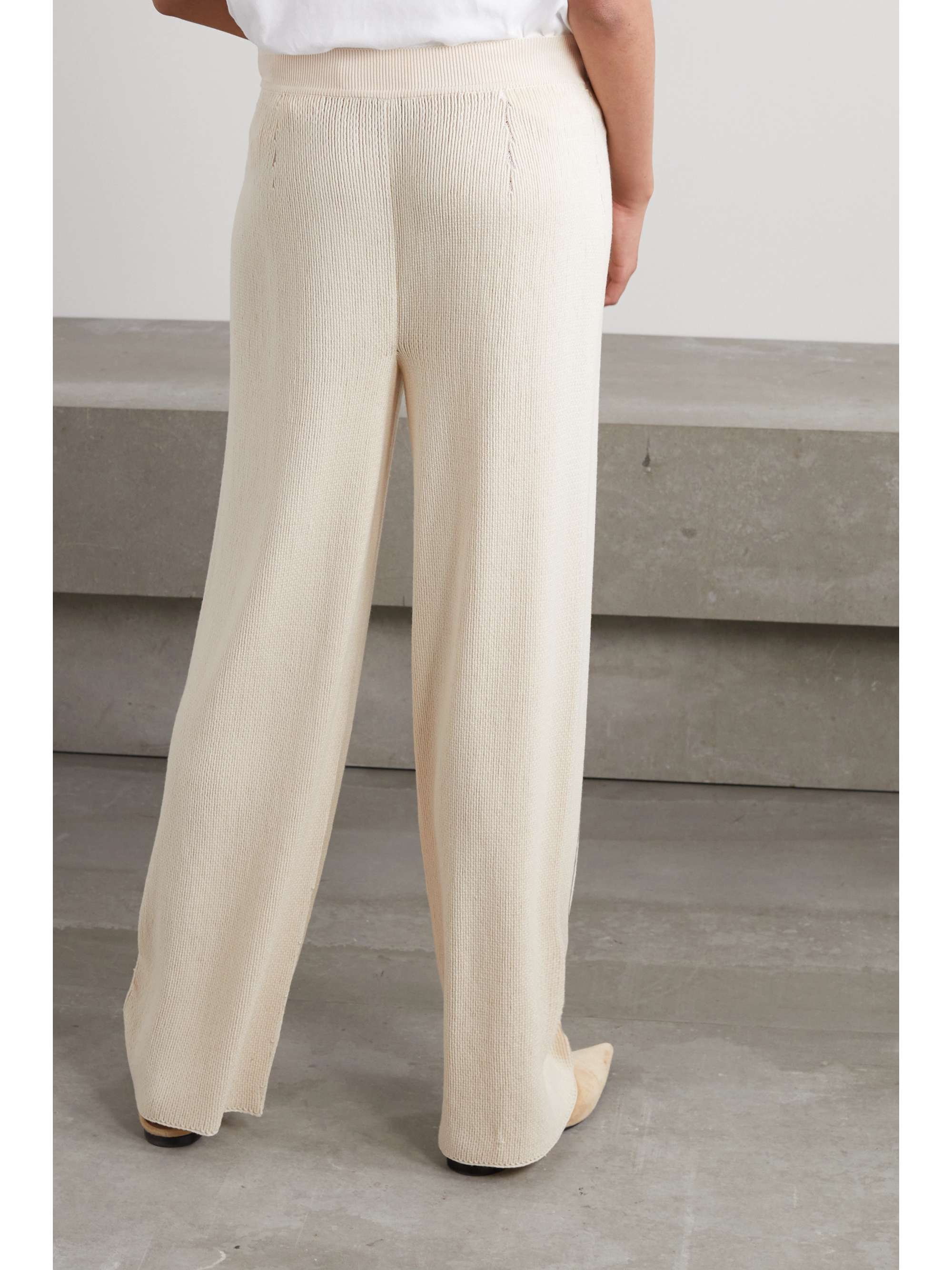 Beirut cashmere and silk-blend pants view