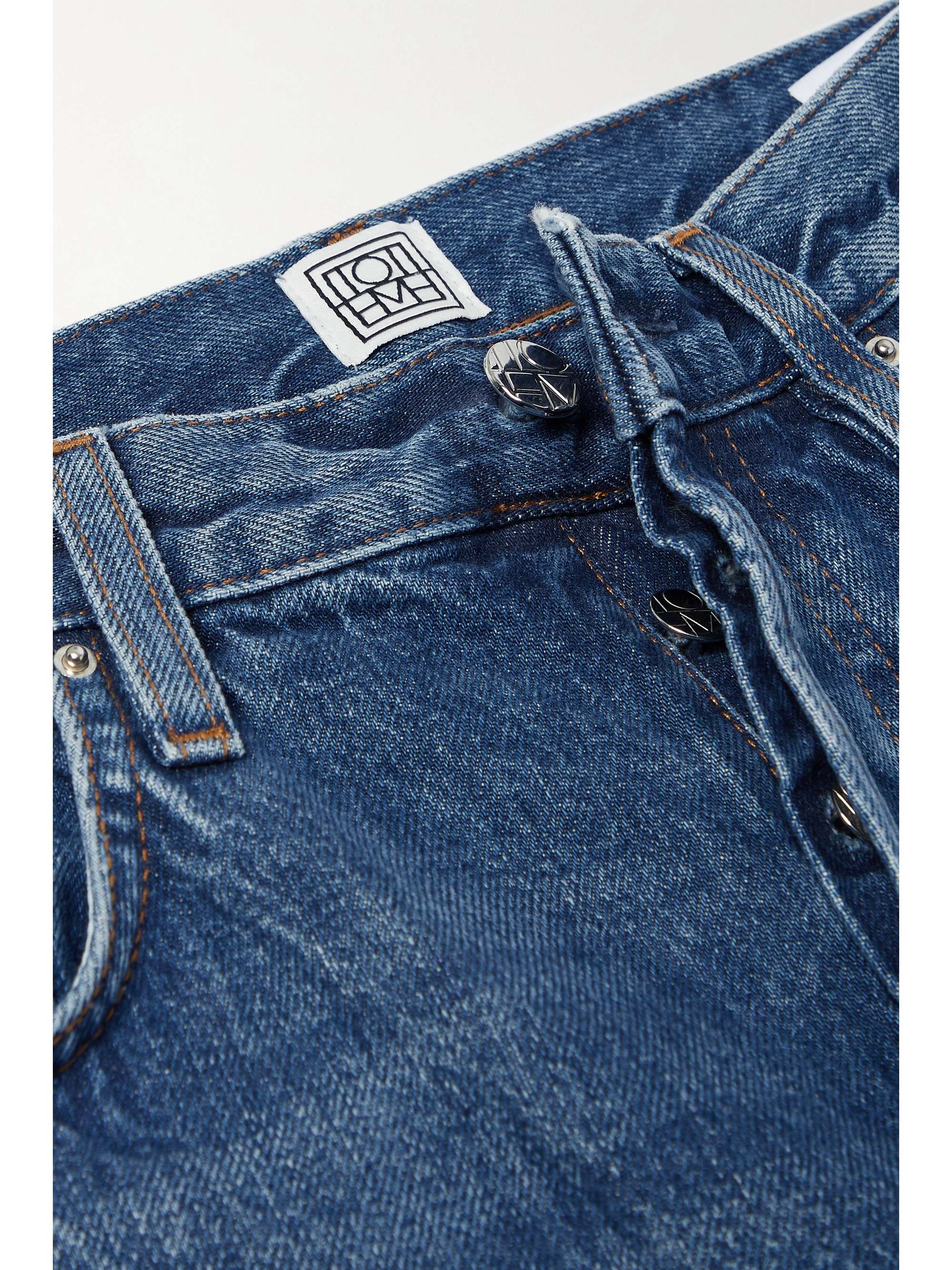 + NET SUSTAIN Classic Cut high-rise straight-leg organic jeans view