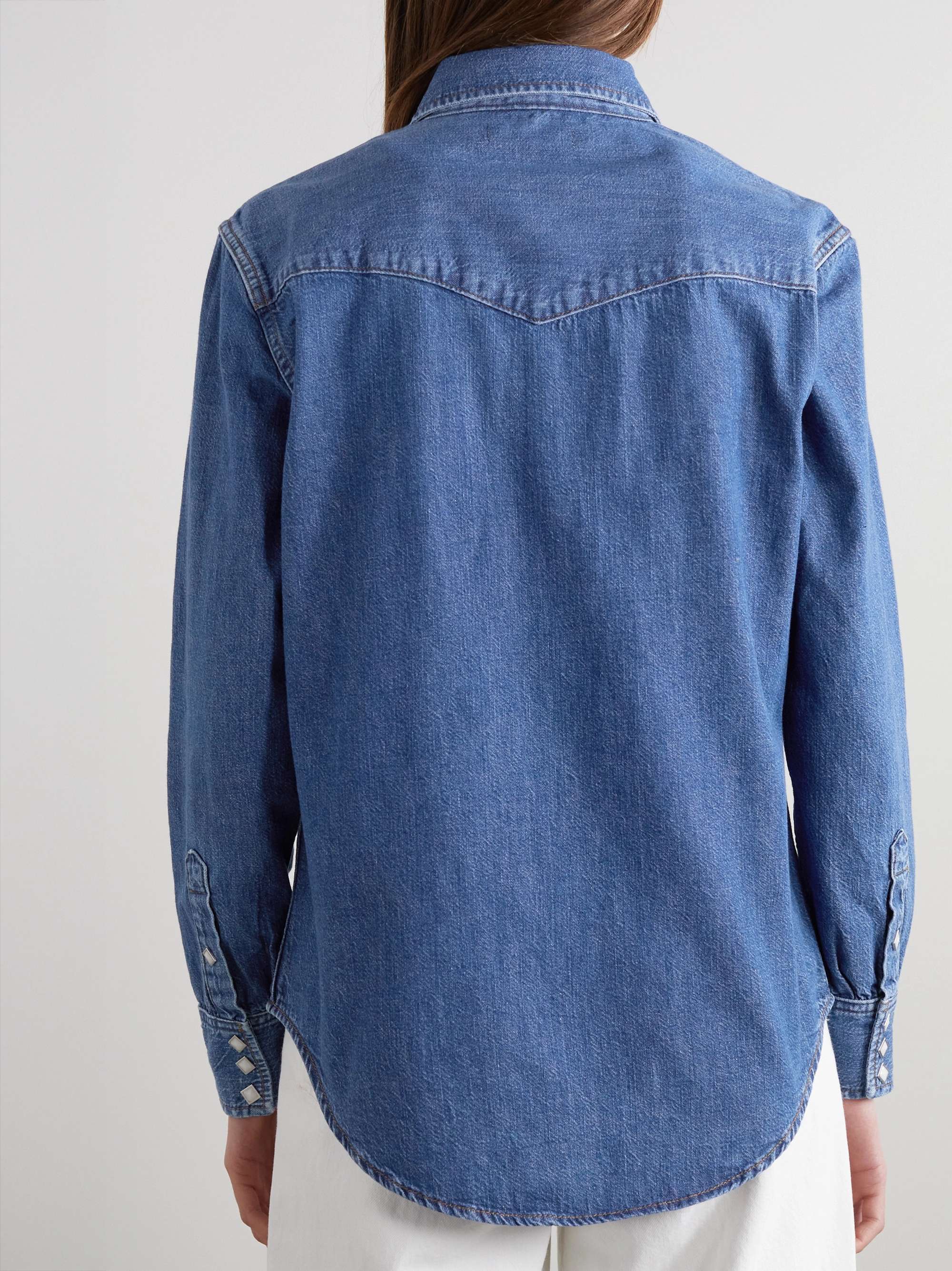50s Sawtooth denim shirt view