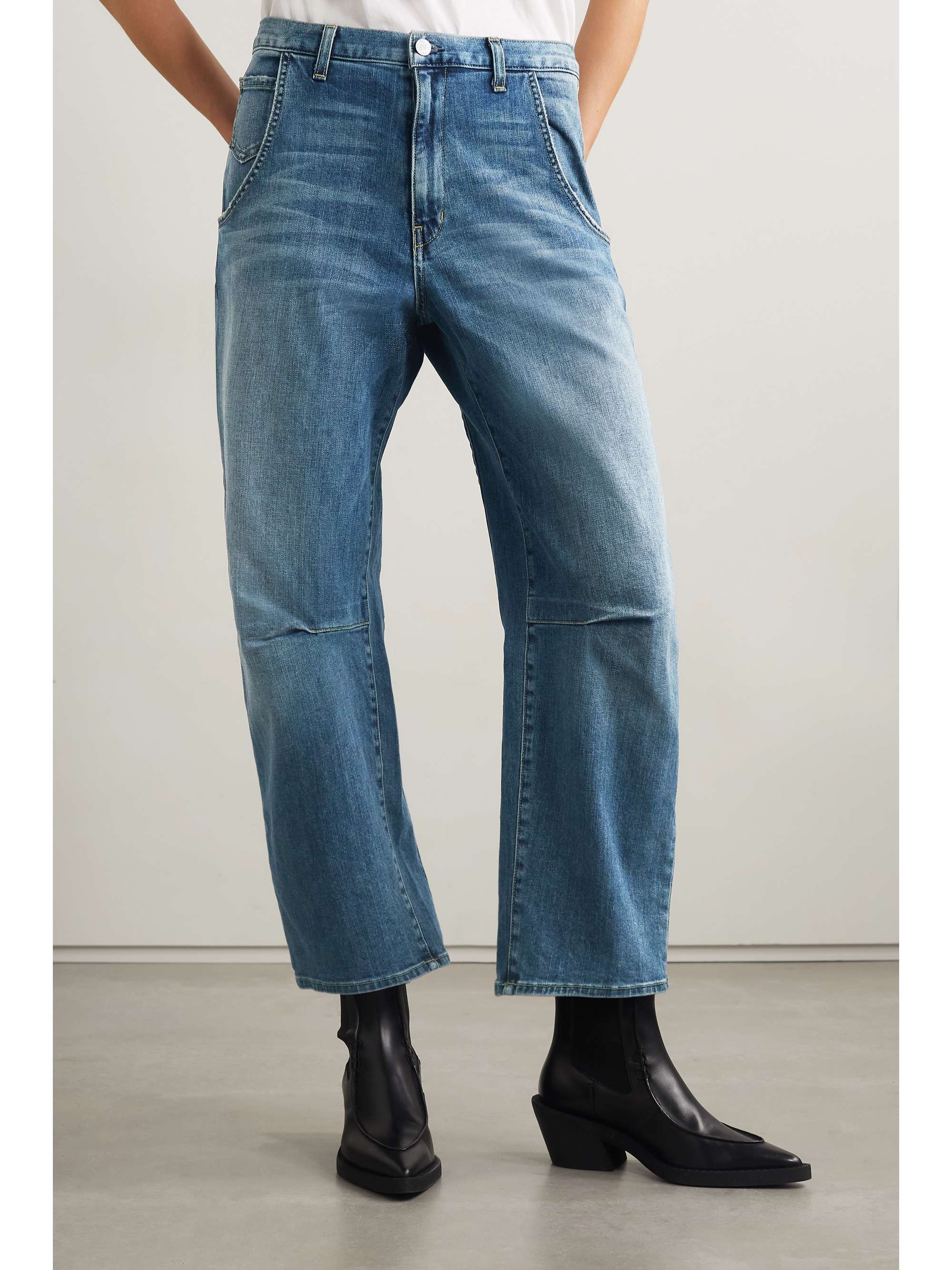 Emerson high-rise tapered jeans view