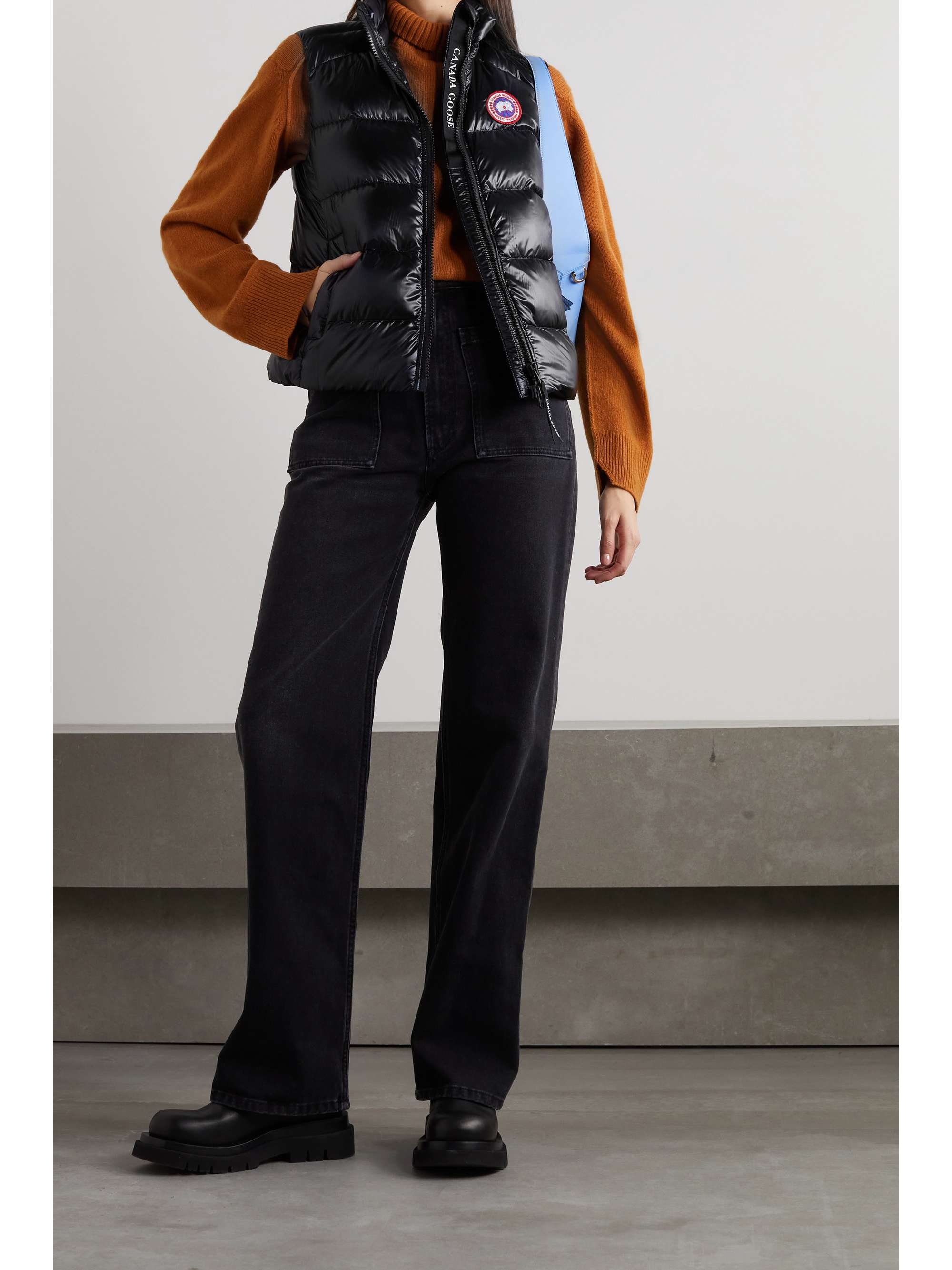 Cypress quilted recycled ripstop down vest view