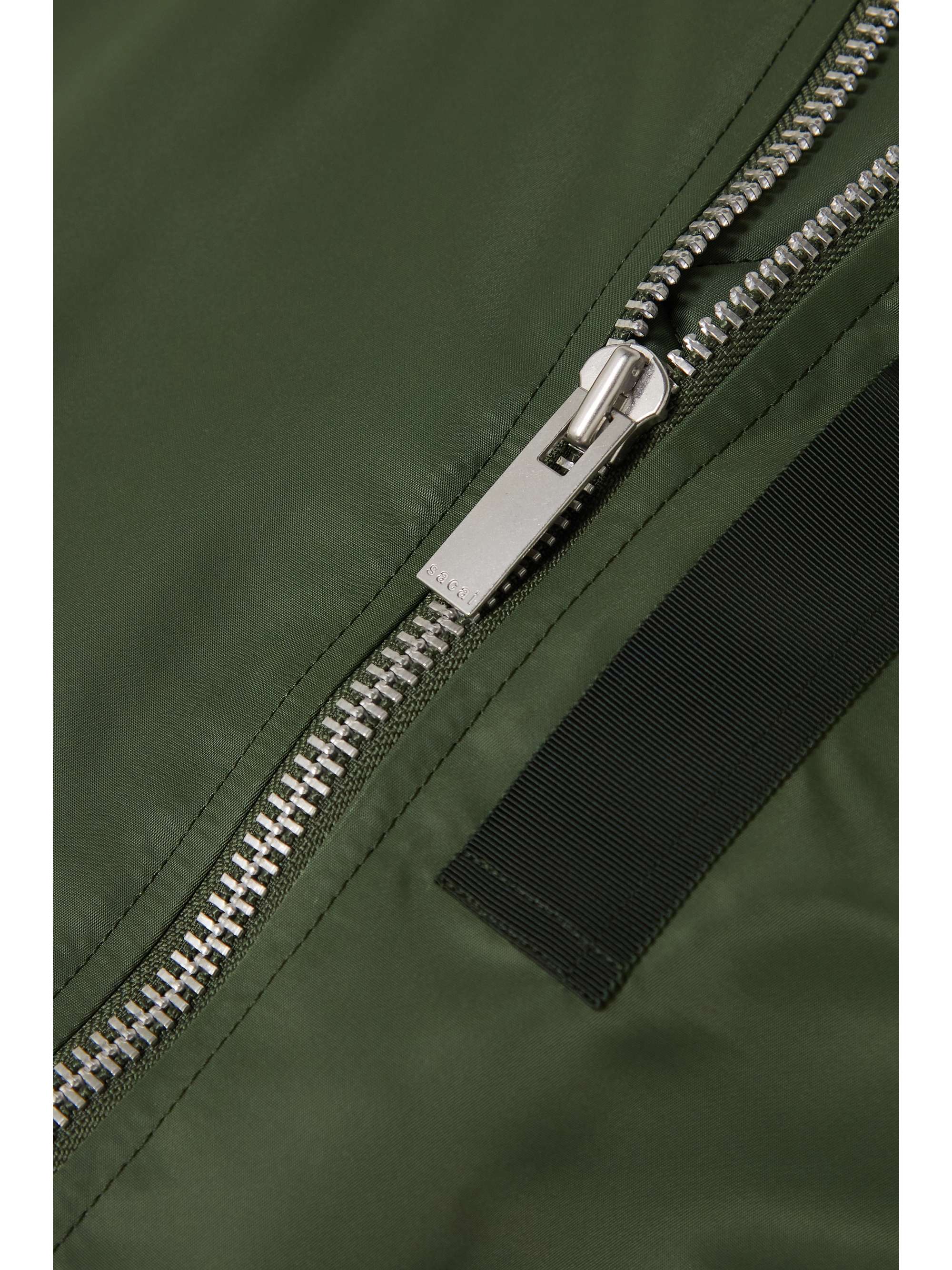 Shell bomber jacket view