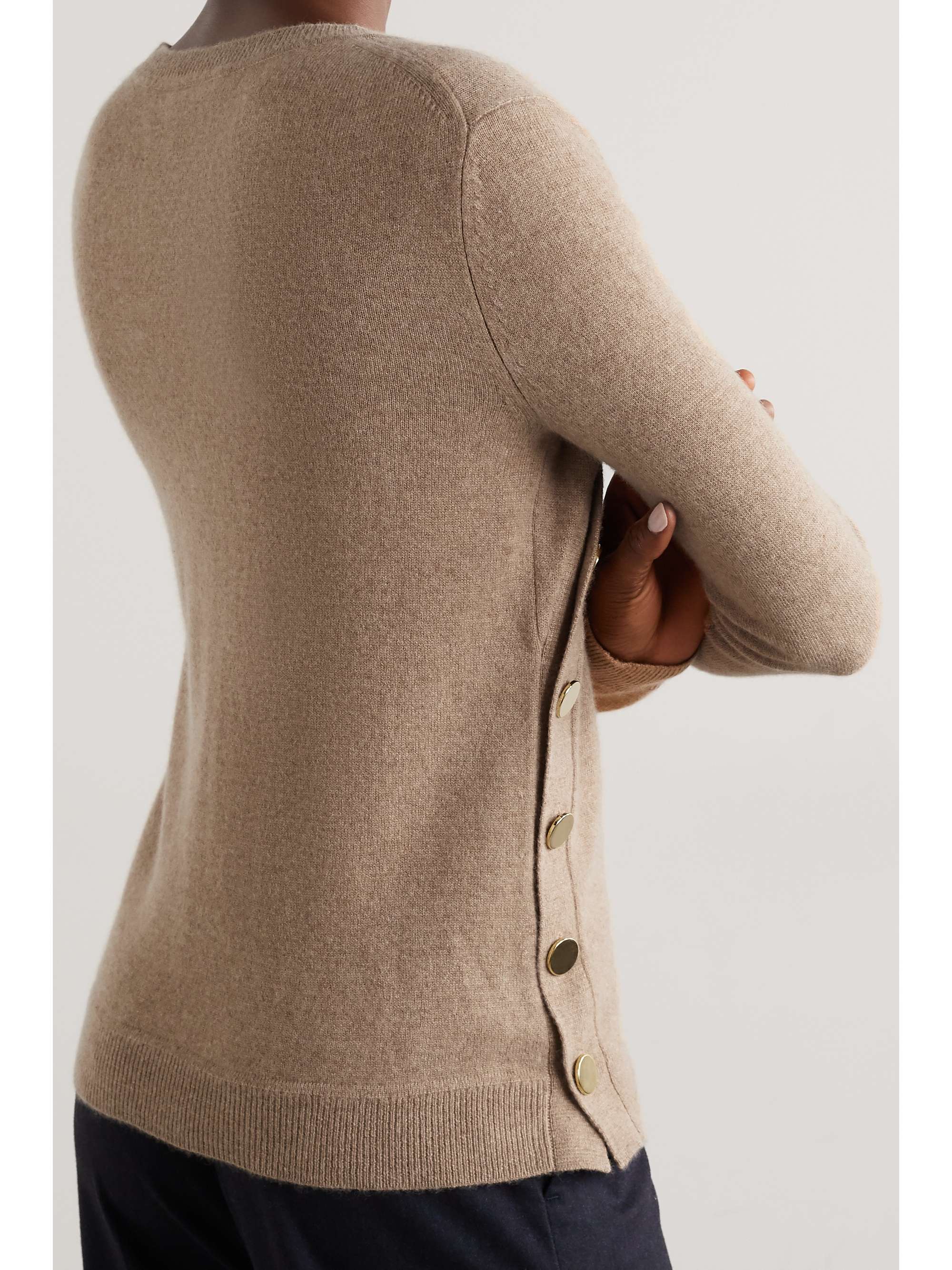 Minamoto button-embellished cashmere sweater view