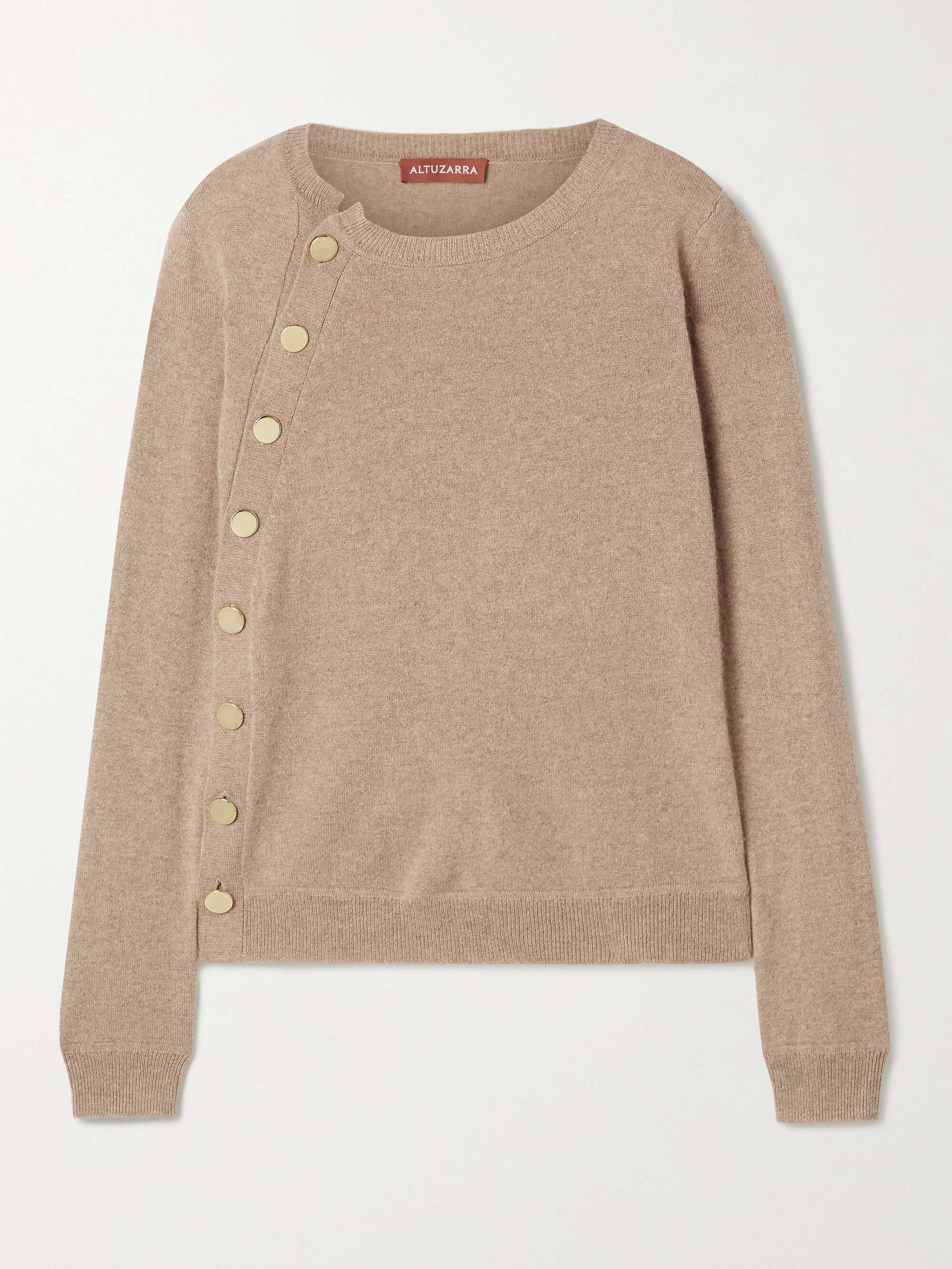 Minamoto button-embellished cashmere sweater view