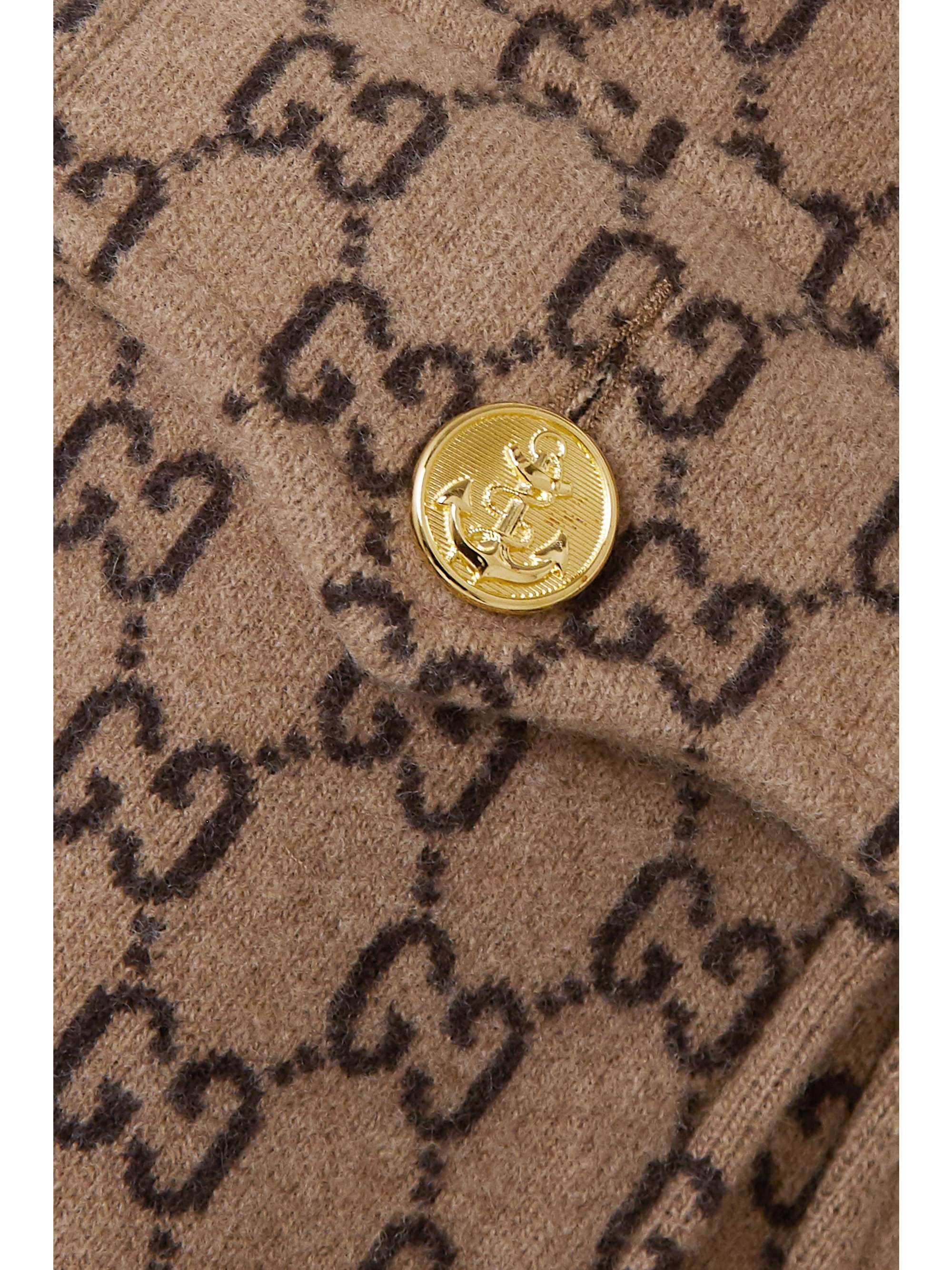 Wool-jacquard cape view