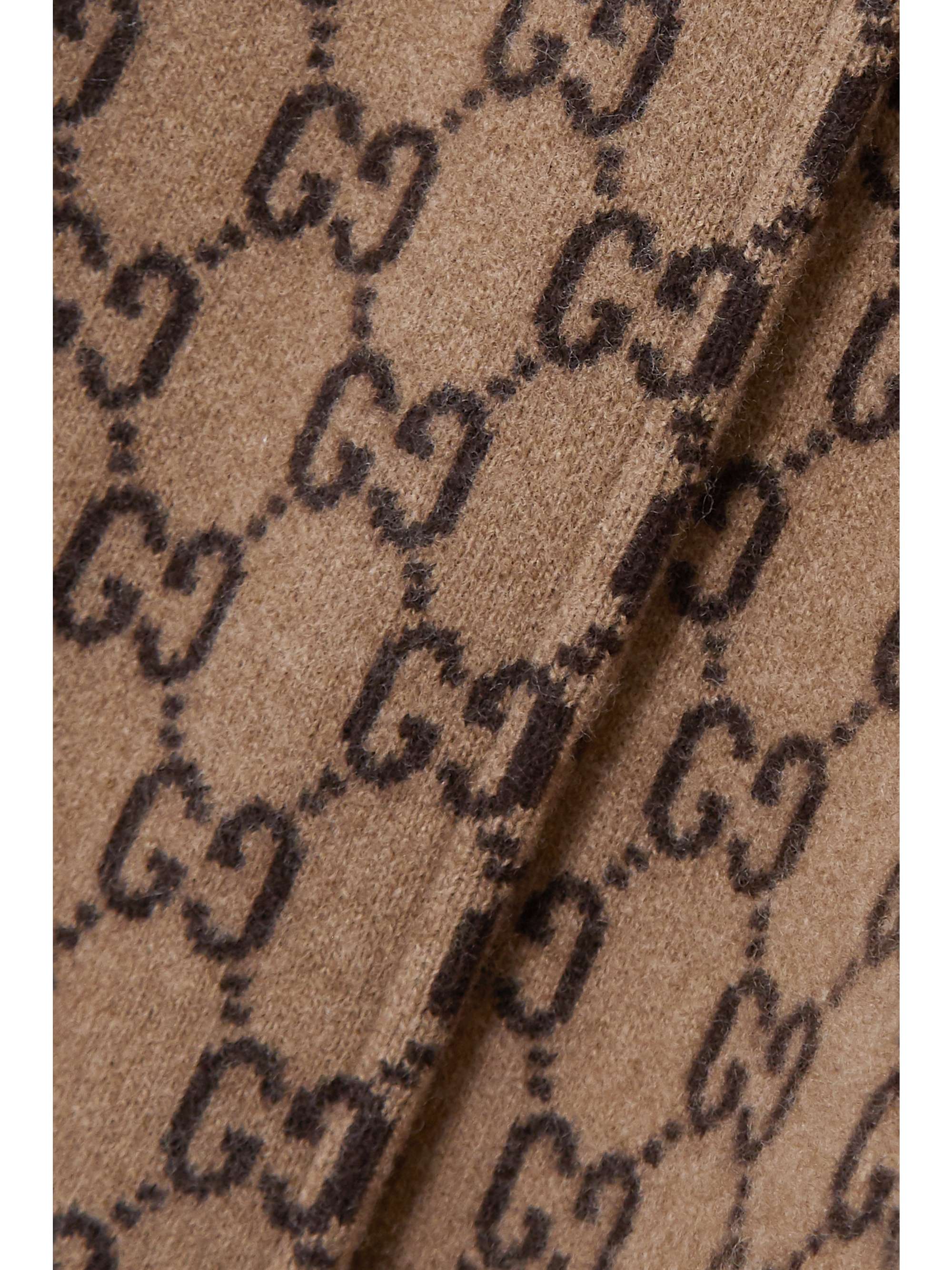 Wool-jacquard cape view
