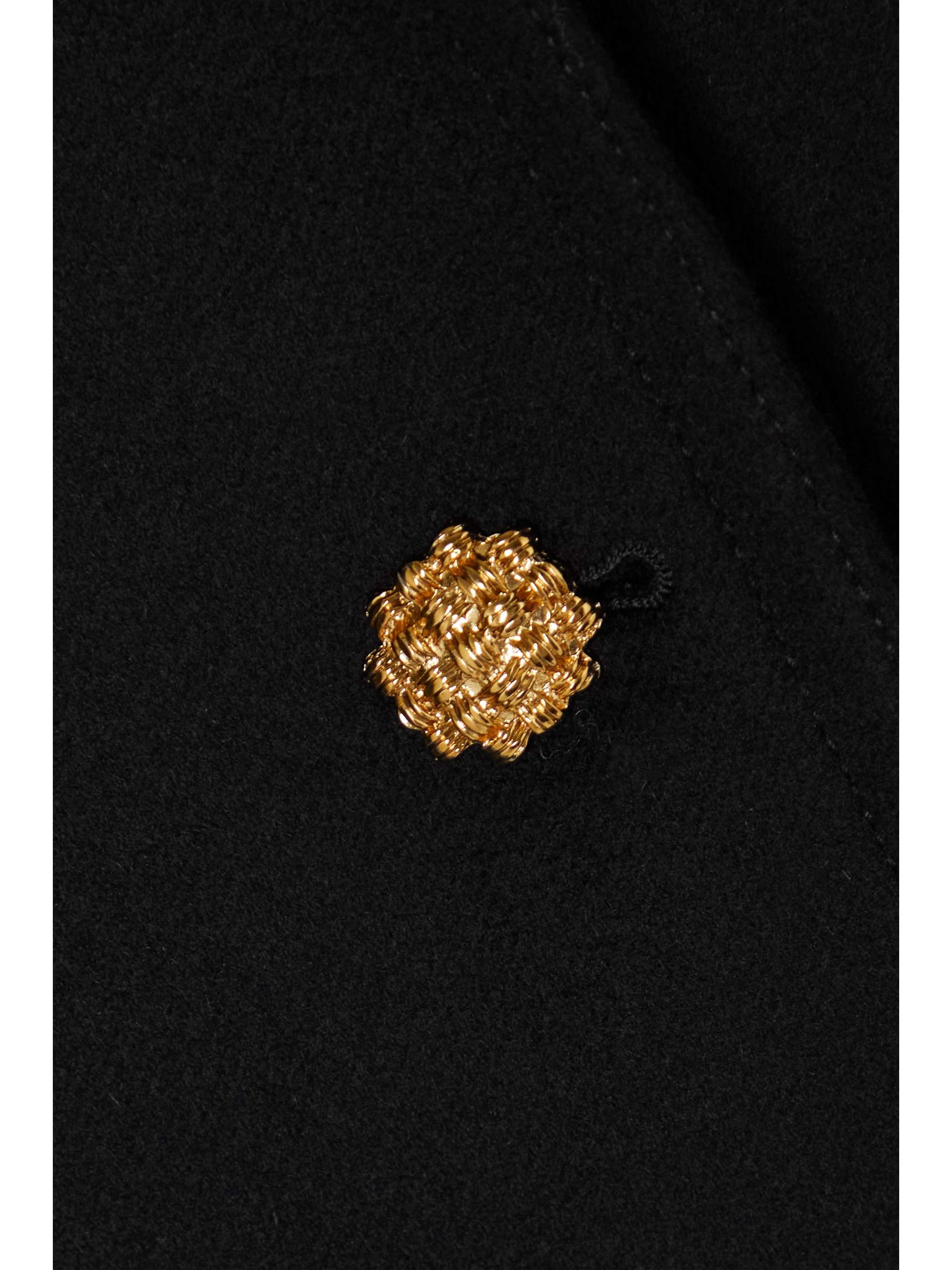 Embroidered wool coat view