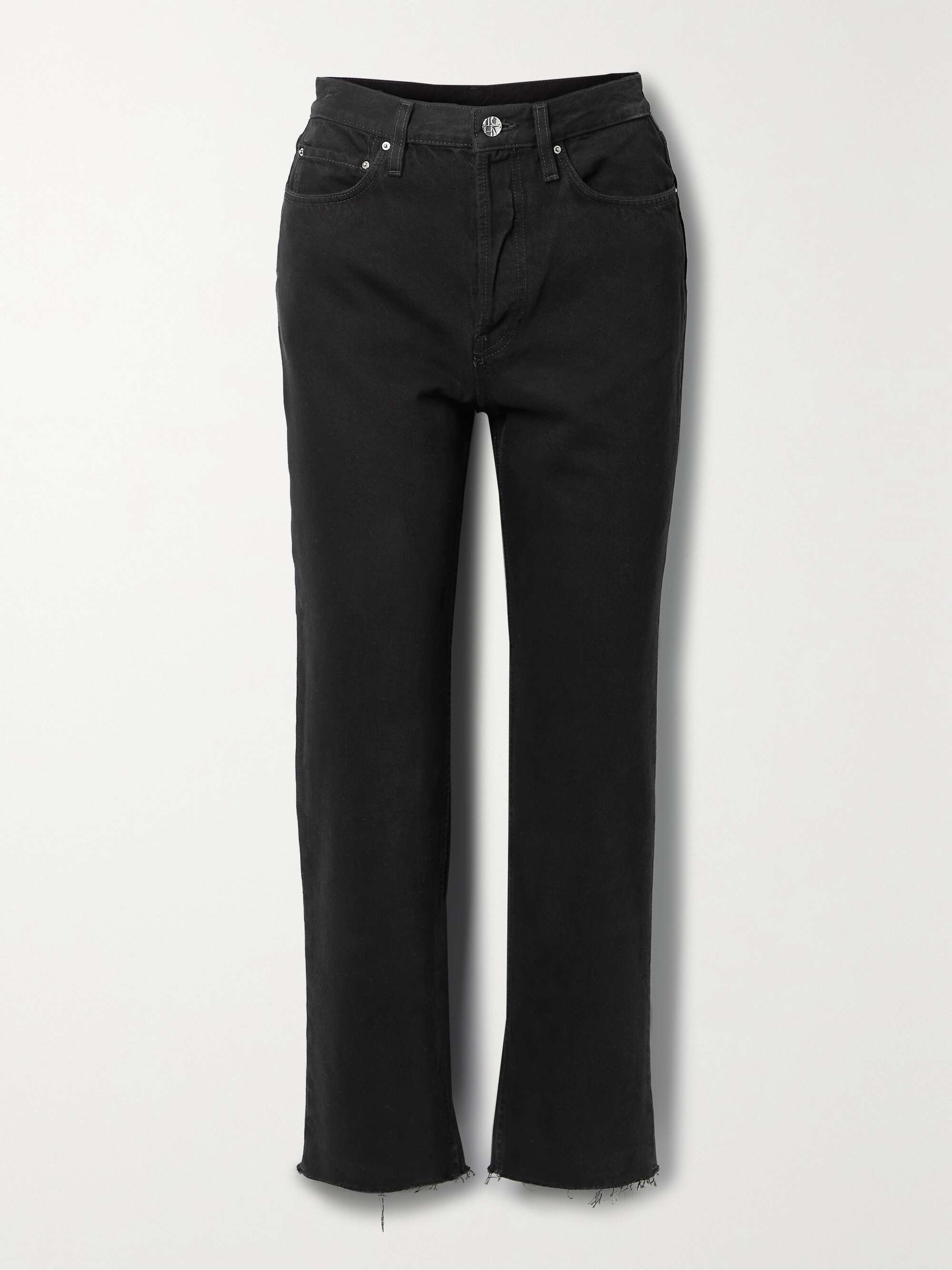 Classic Cut high-rise straight-leg organic jeans view