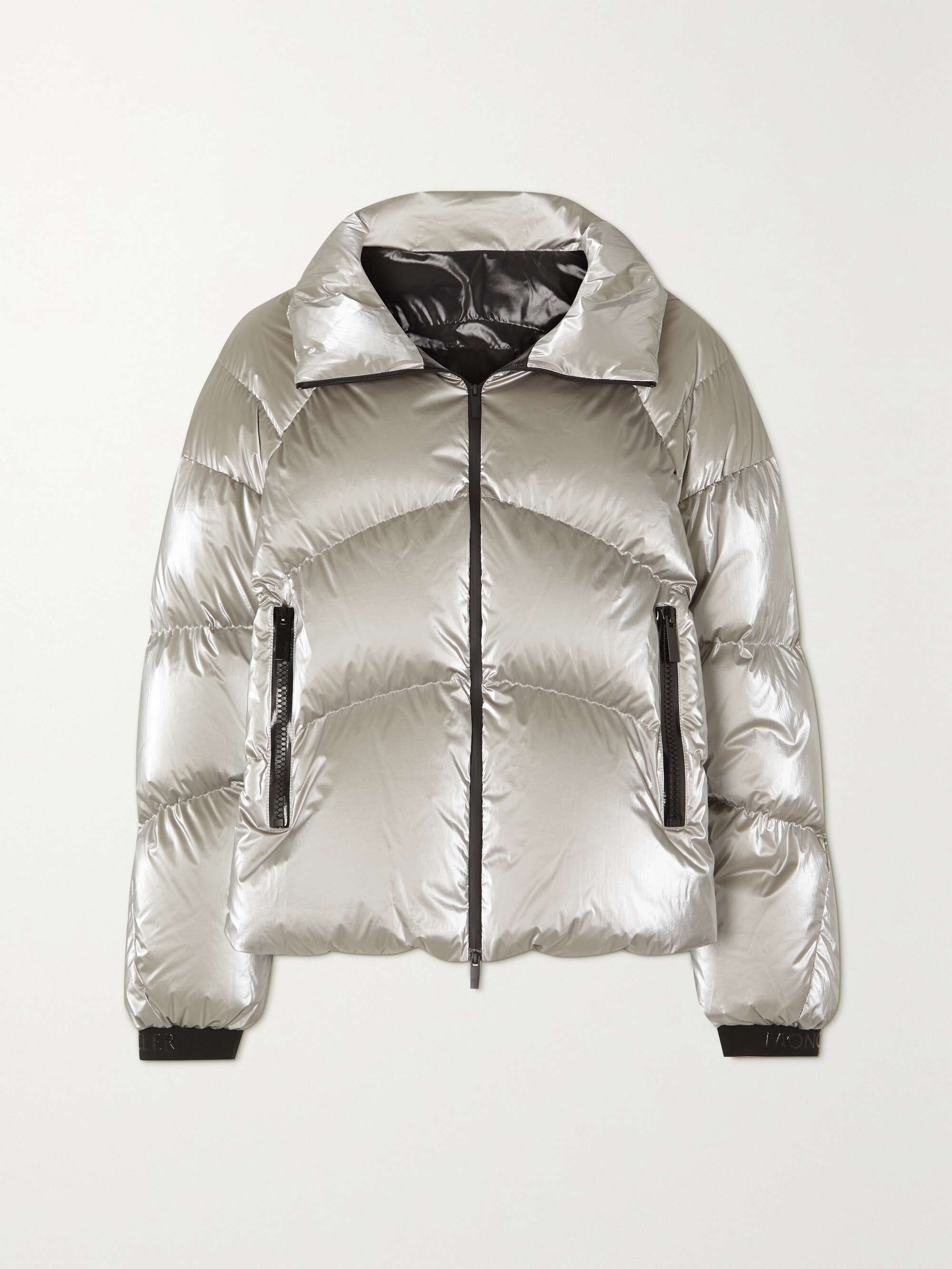 Avoriaz quilted metallic shell down jacket view
