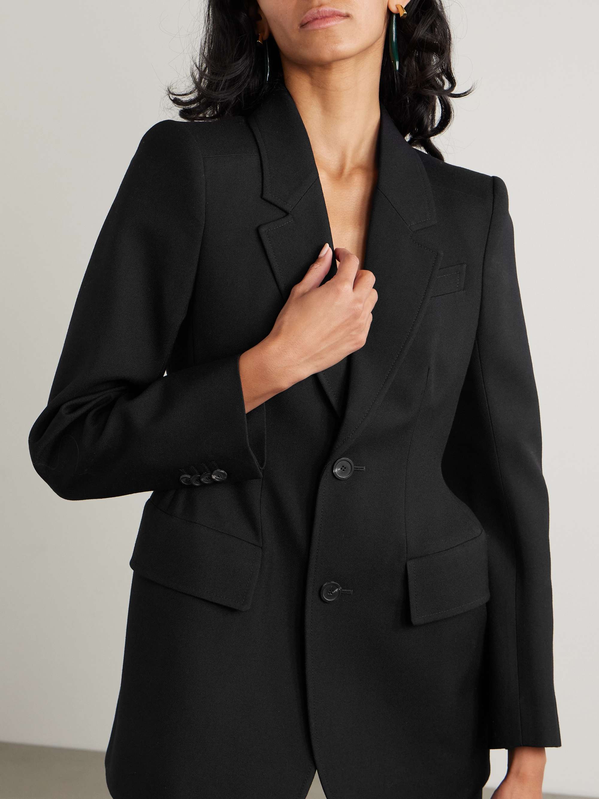 Hourglass wool blazer view
