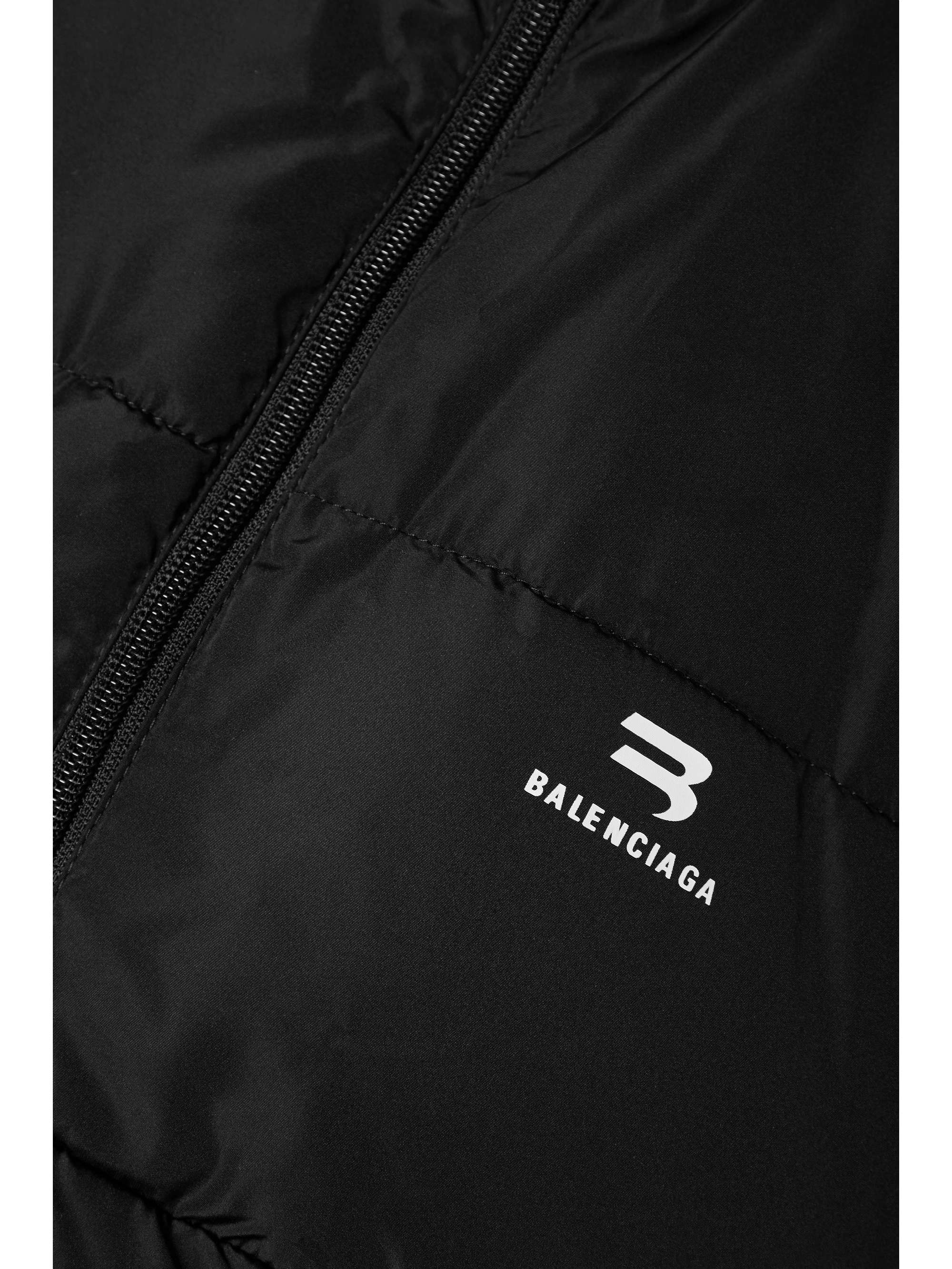 Oversized quilted shell jacket view