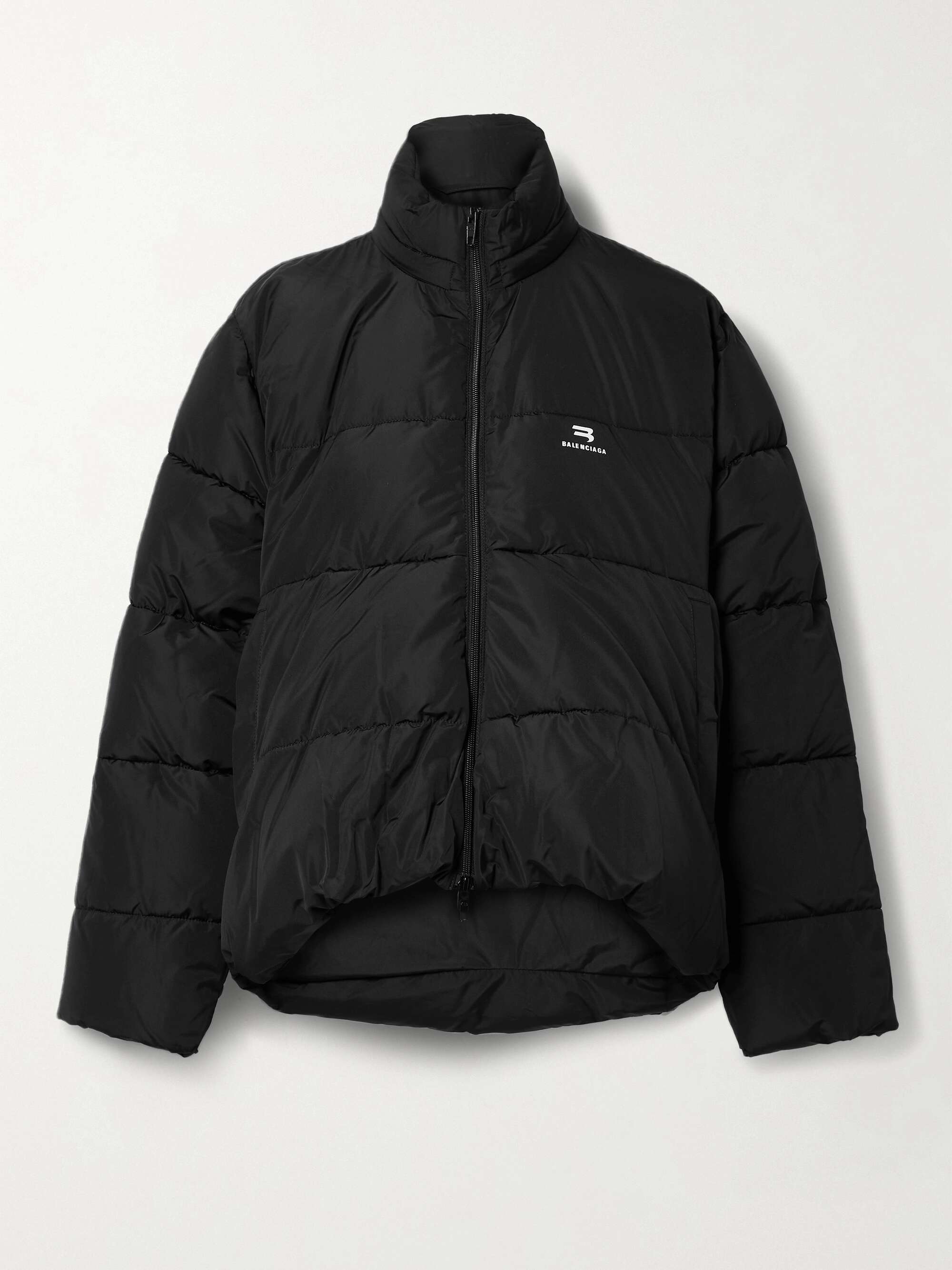 Oversized quilted shell jacket view
