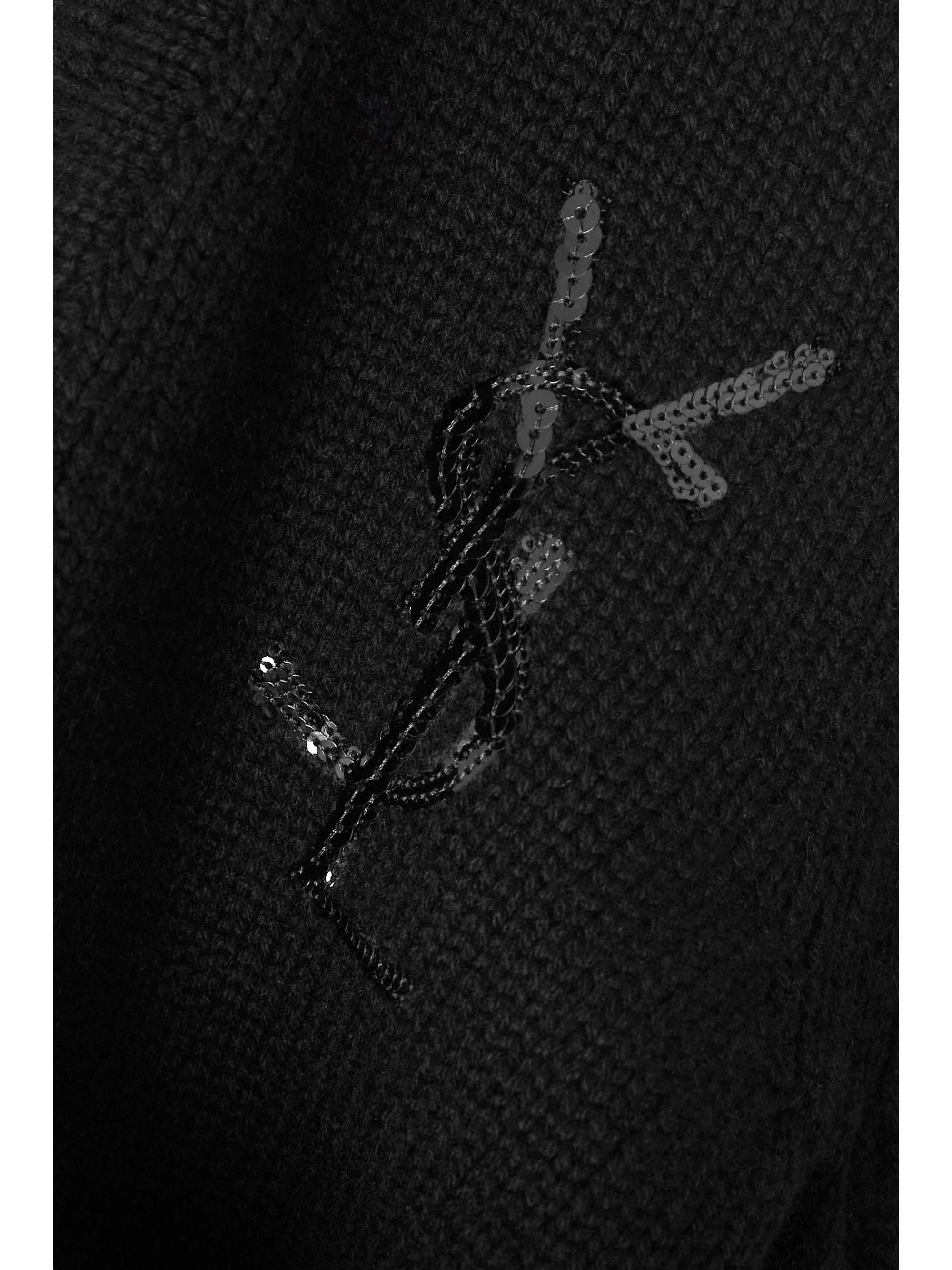 Embellished cashmere cardigan view