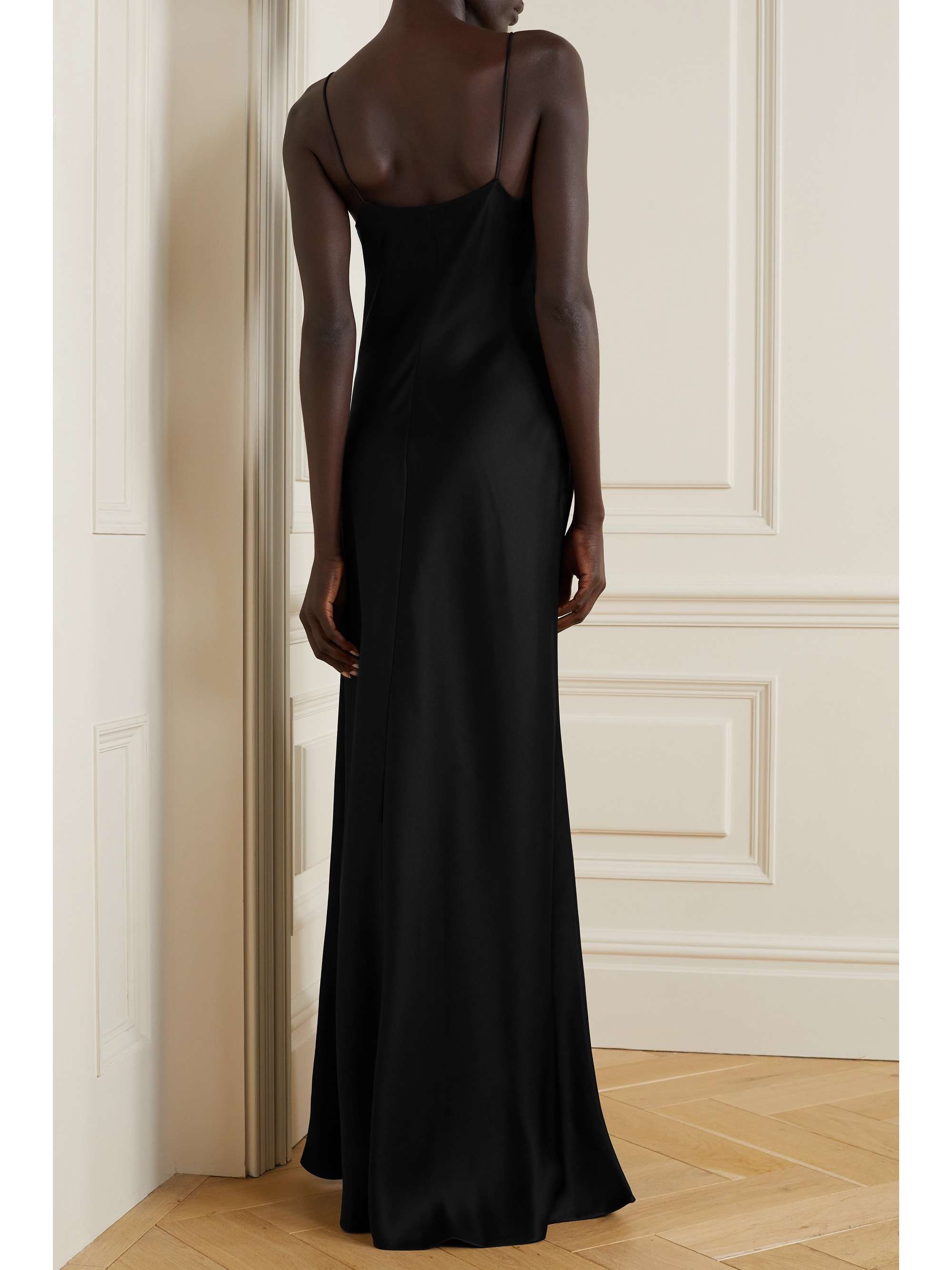 Guinevere silk-satin maxi dress view