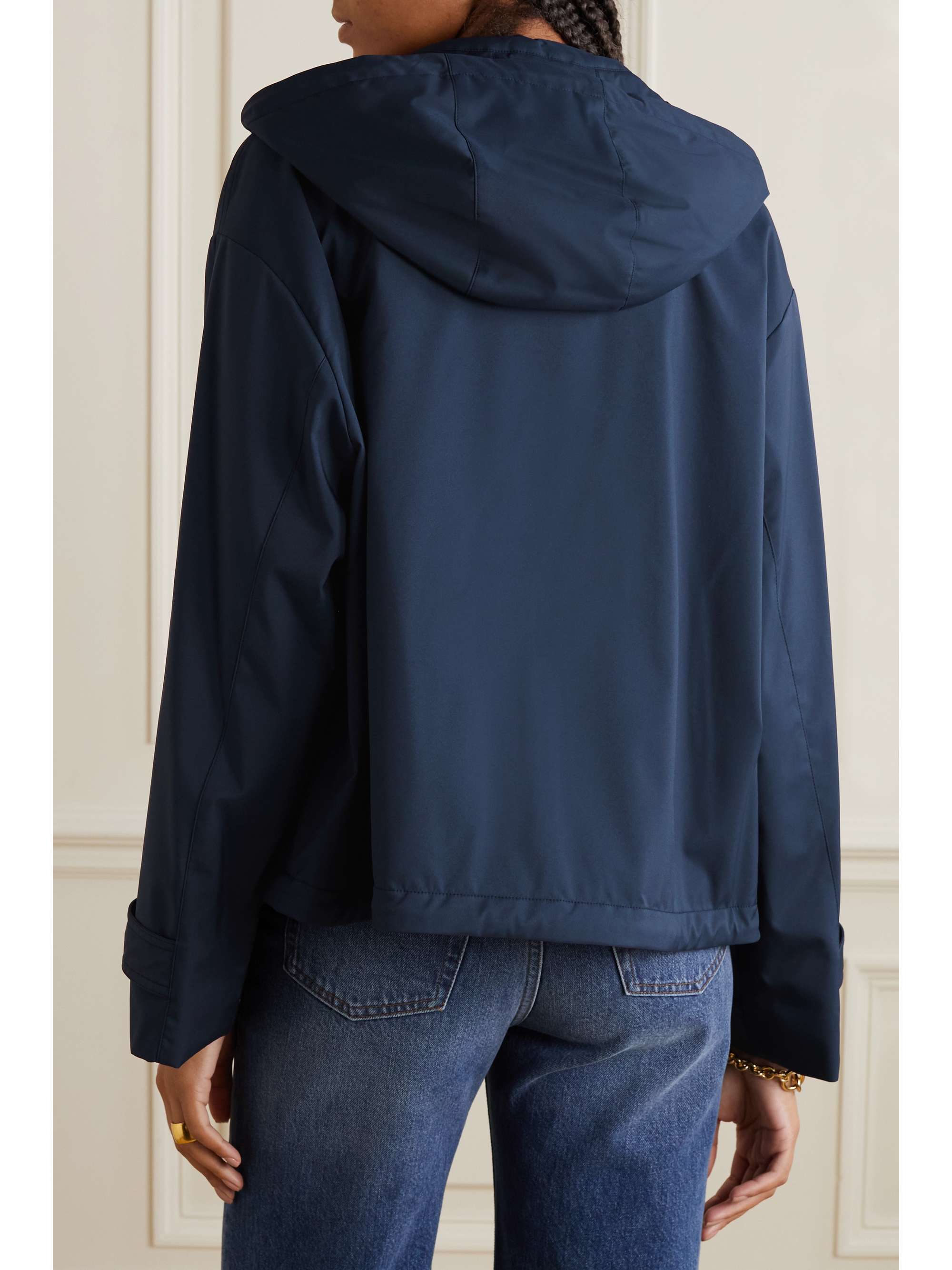 Shell hooded jacket view