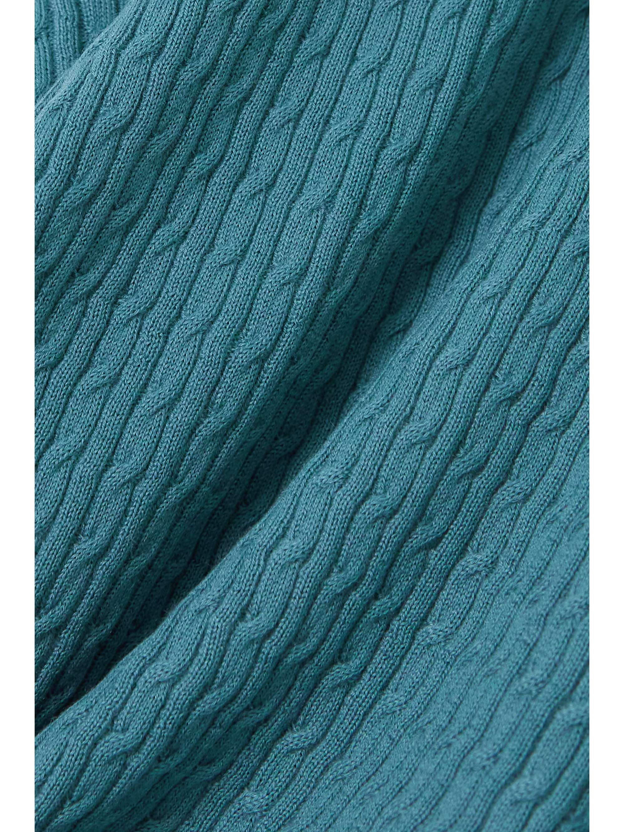 Dolcevita ribbed cashmere turtleneck top view