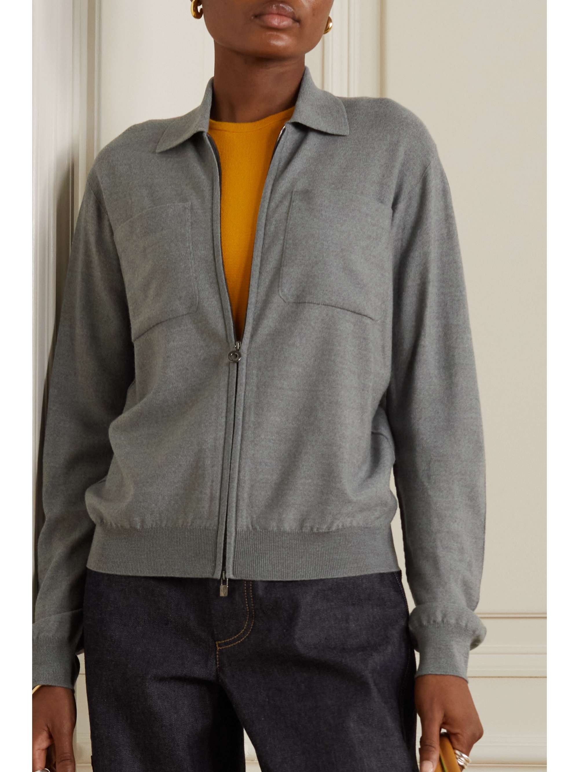 Valsesia wool bomber jacket view