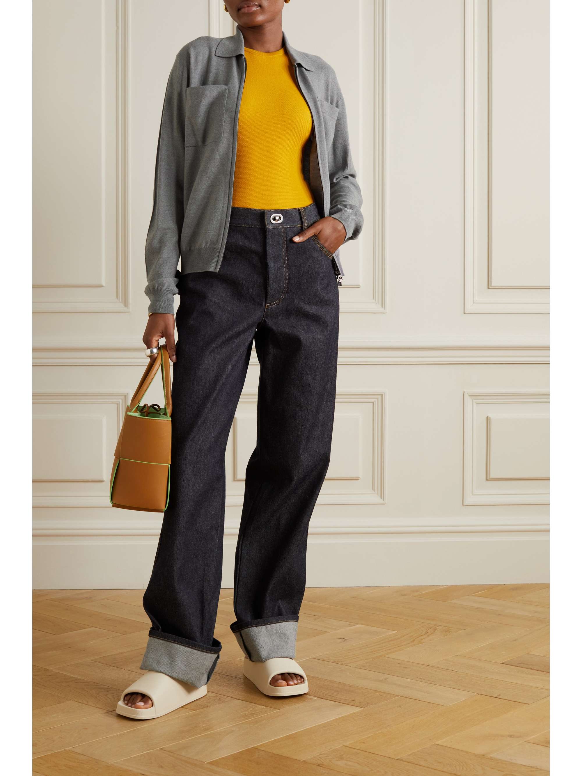 Valsesia wool bomber jacket view