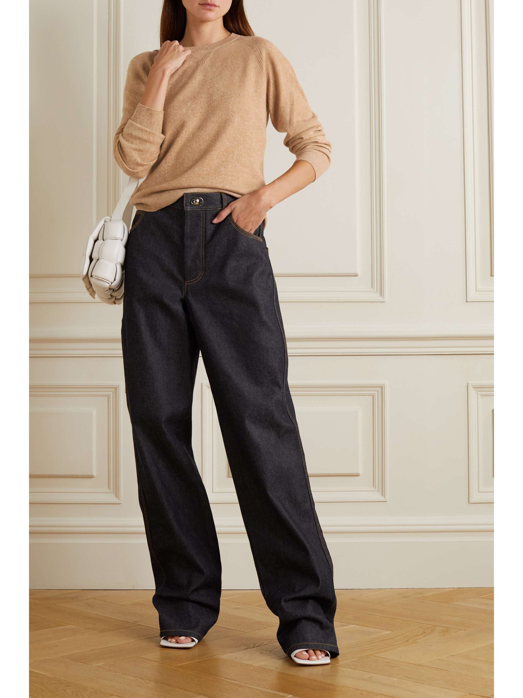 Girocollo cashmere sweater view