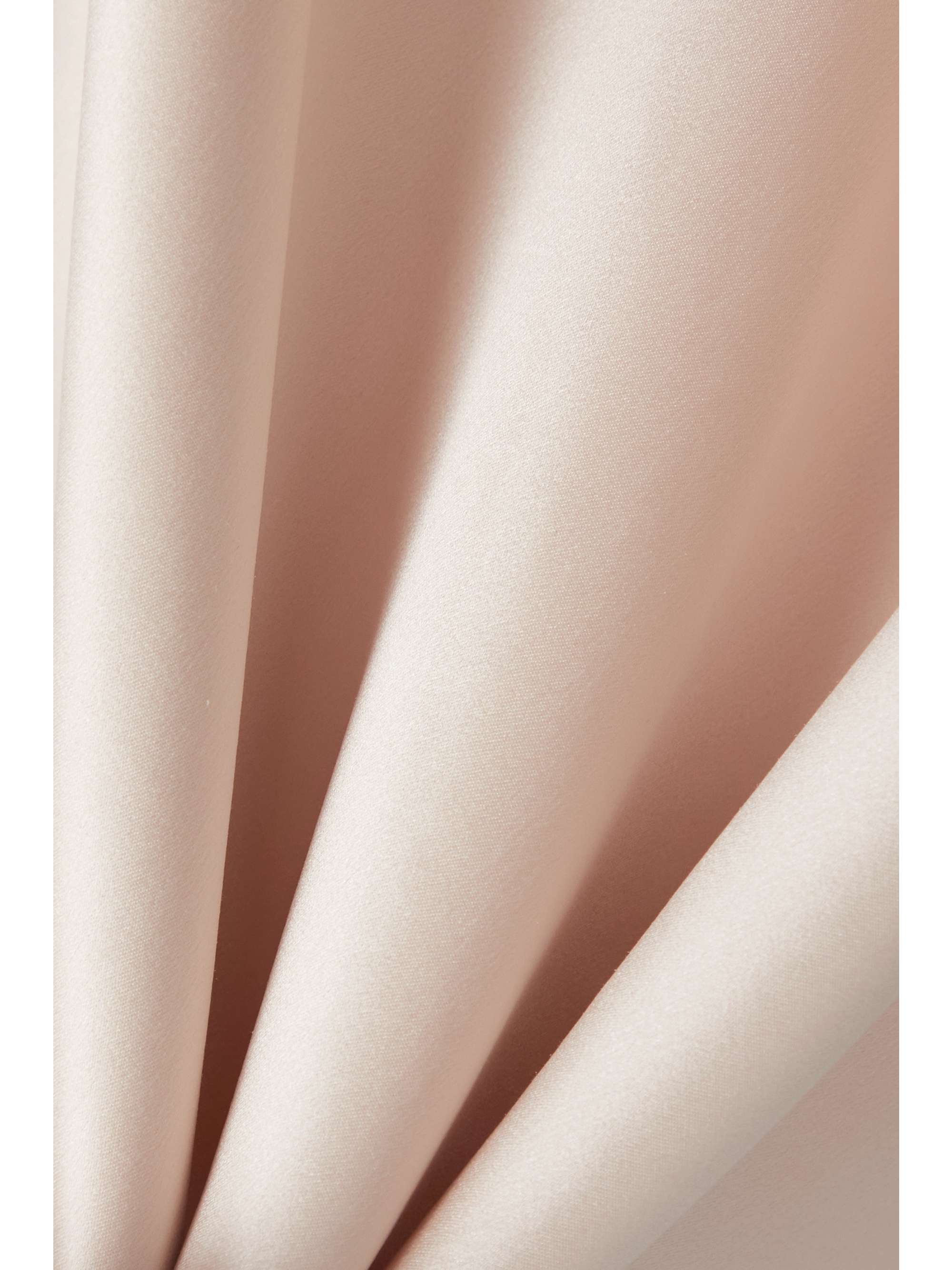 Simona silk-satin midi skirt view