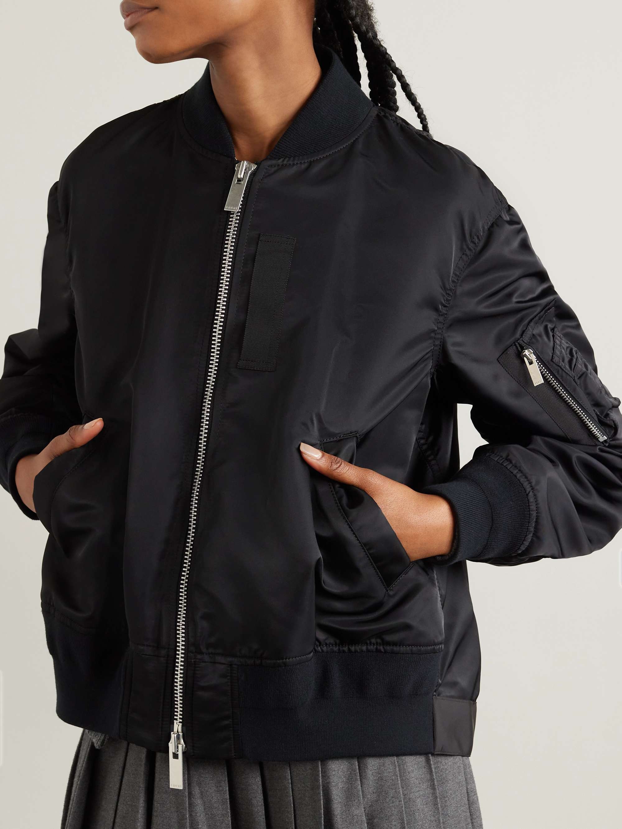 MA-1 shell bomber jacket view