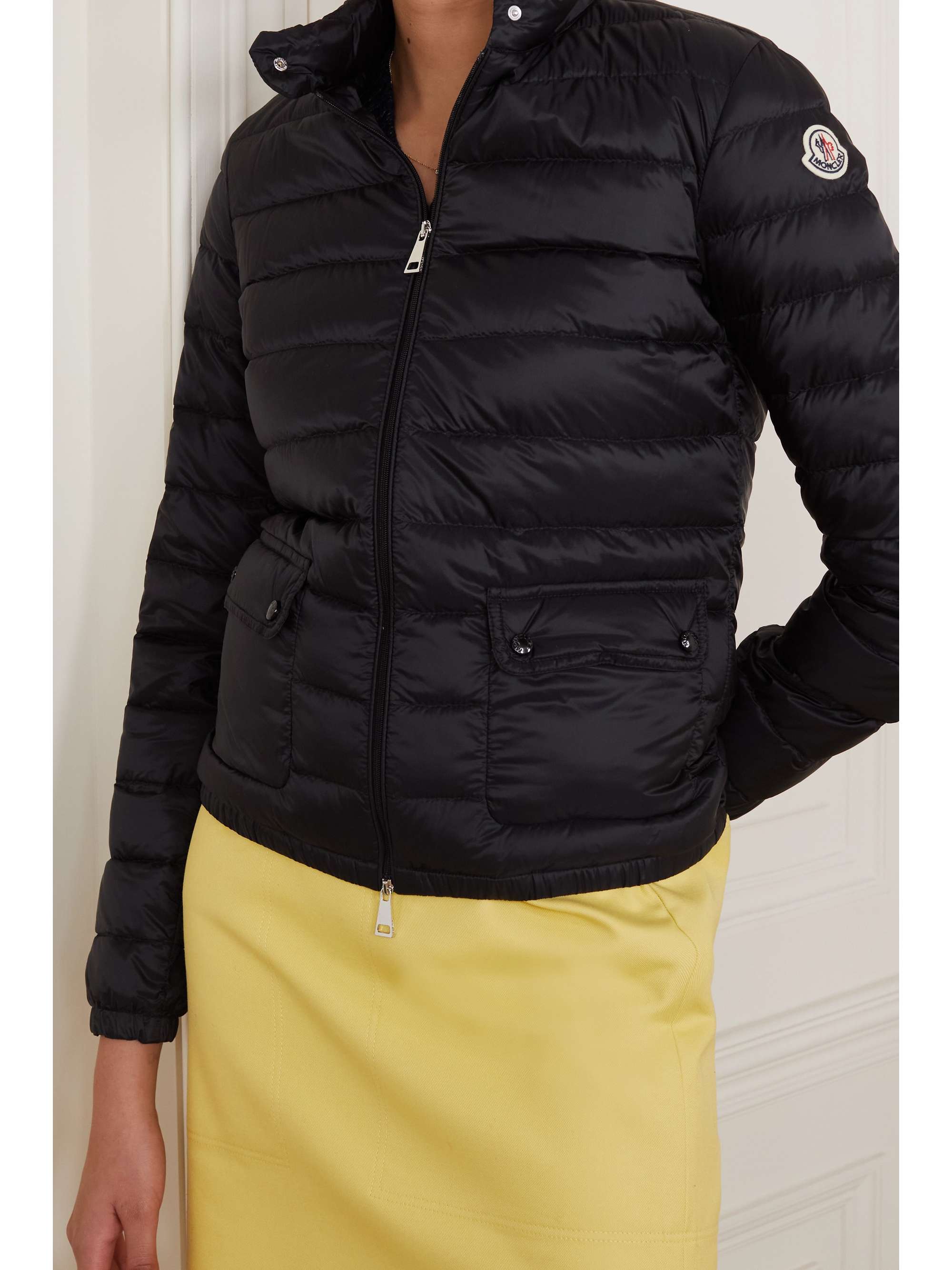Lans quilted shell down jacket view
