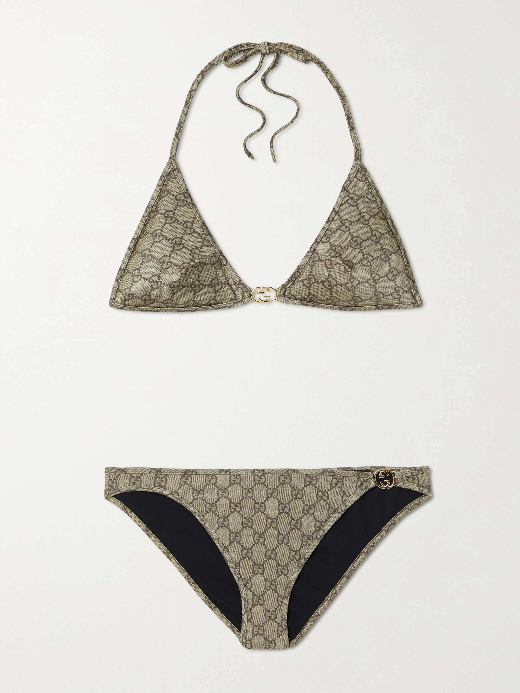 Embellished printed bikini view